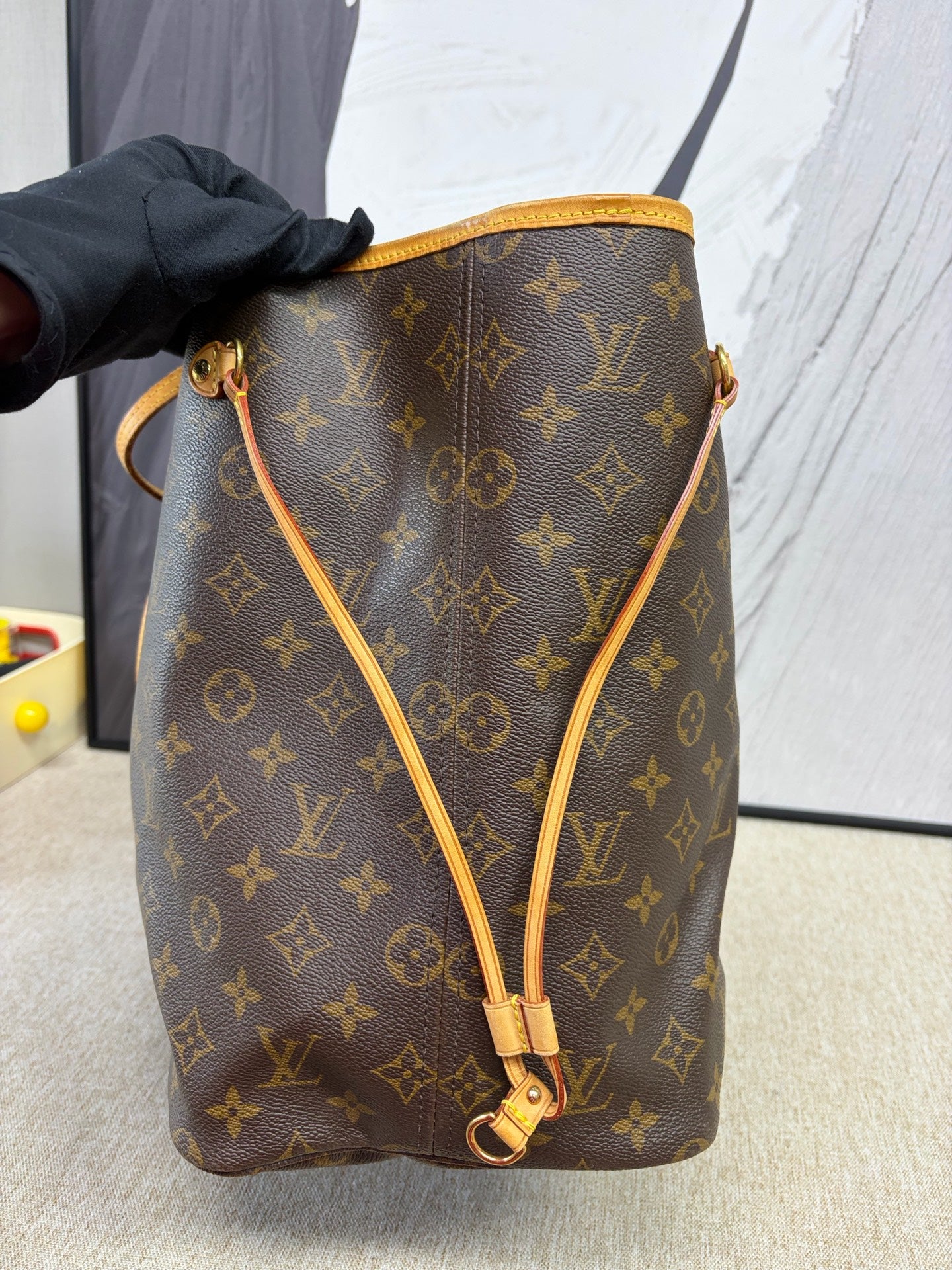 Louis Vuitton - Neverfull GM - Monogram coated canvas, Vachetta leather - Brown - (Large)