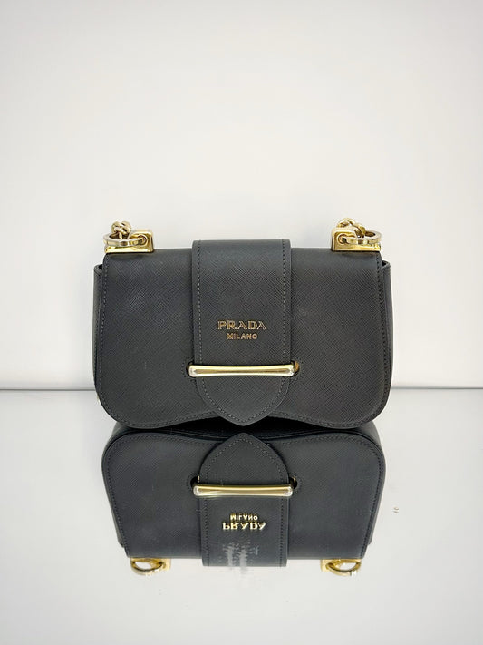 Prada - Sidonie - Saffiano leather - Black - (mini)