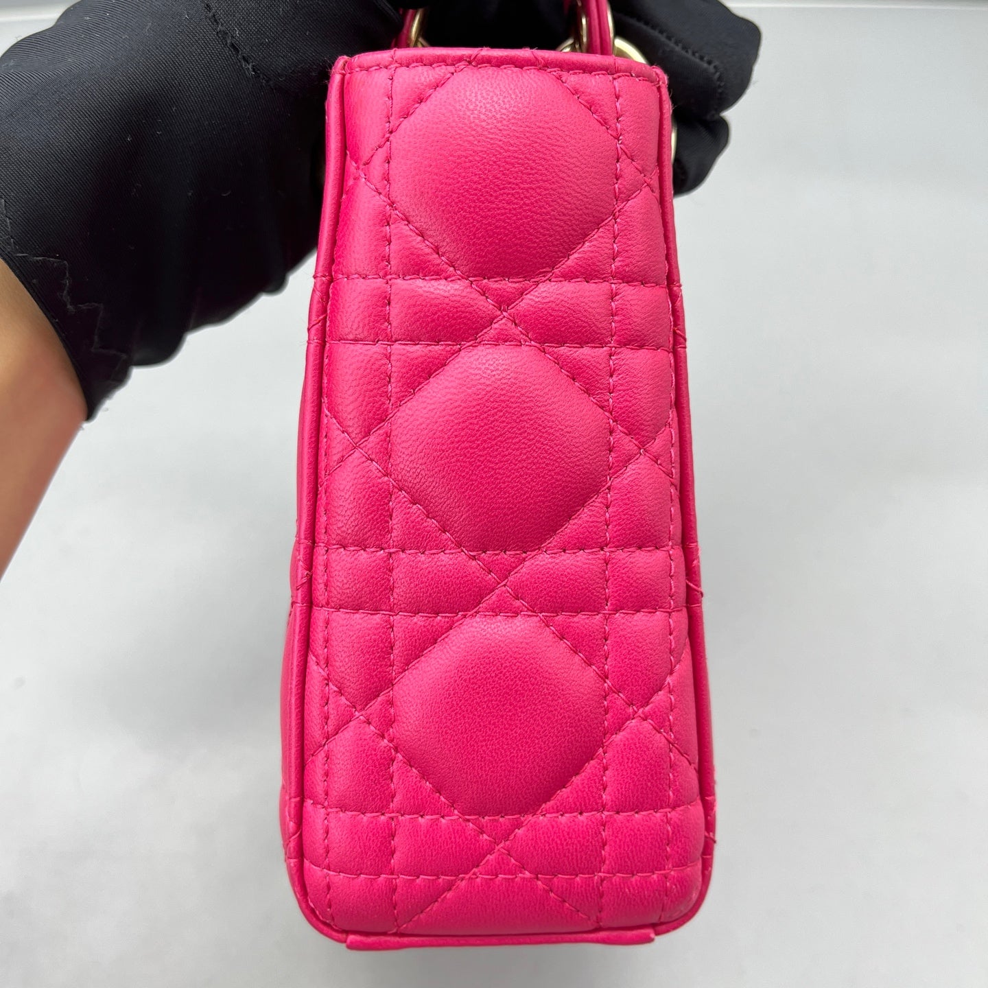 Dior - Lady Dior - Lambskin leather - Pink - (Mini)