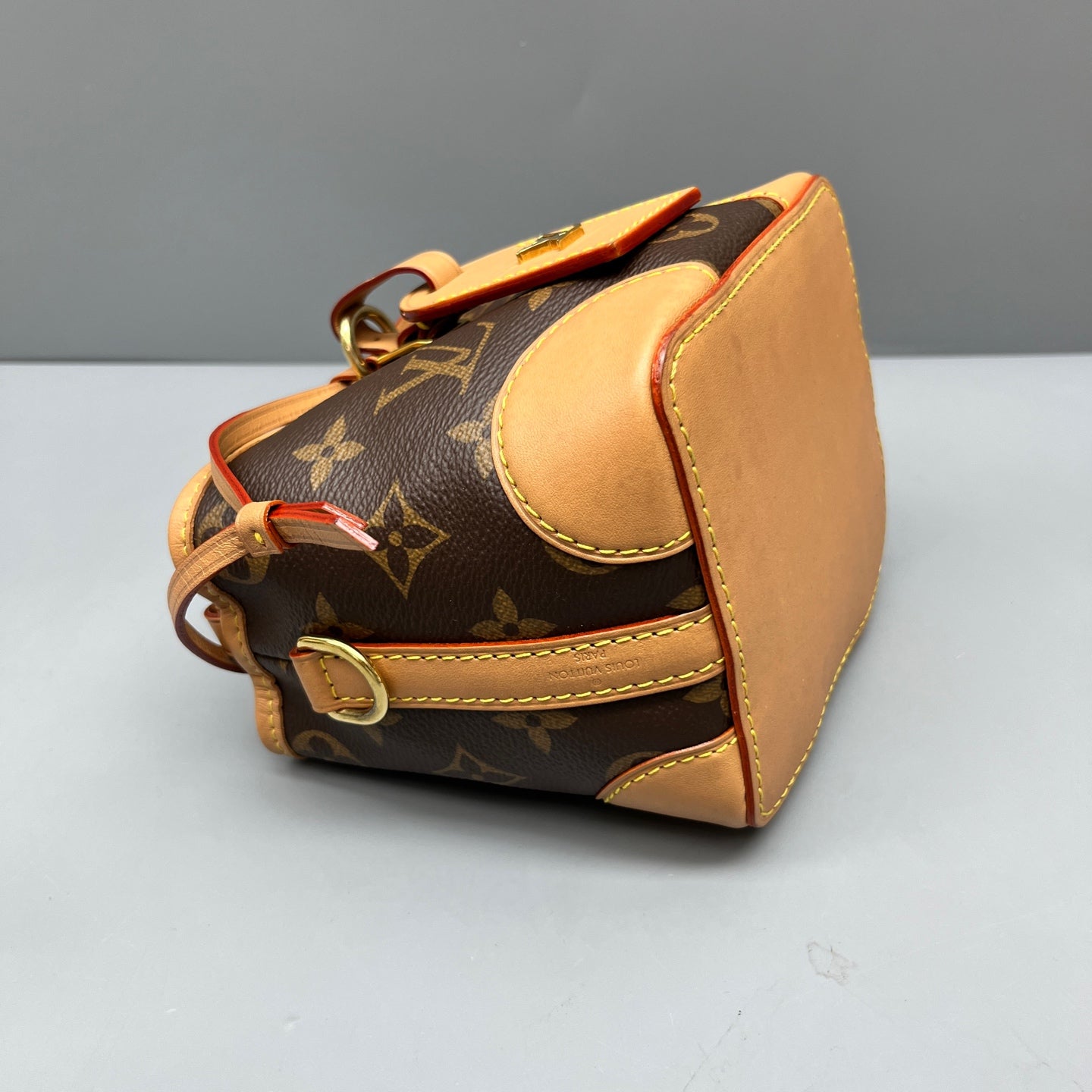 Louis Vuitton - Shaomai Bag - Monogram coated canvas and Vachetta leather - Brown - (mini)