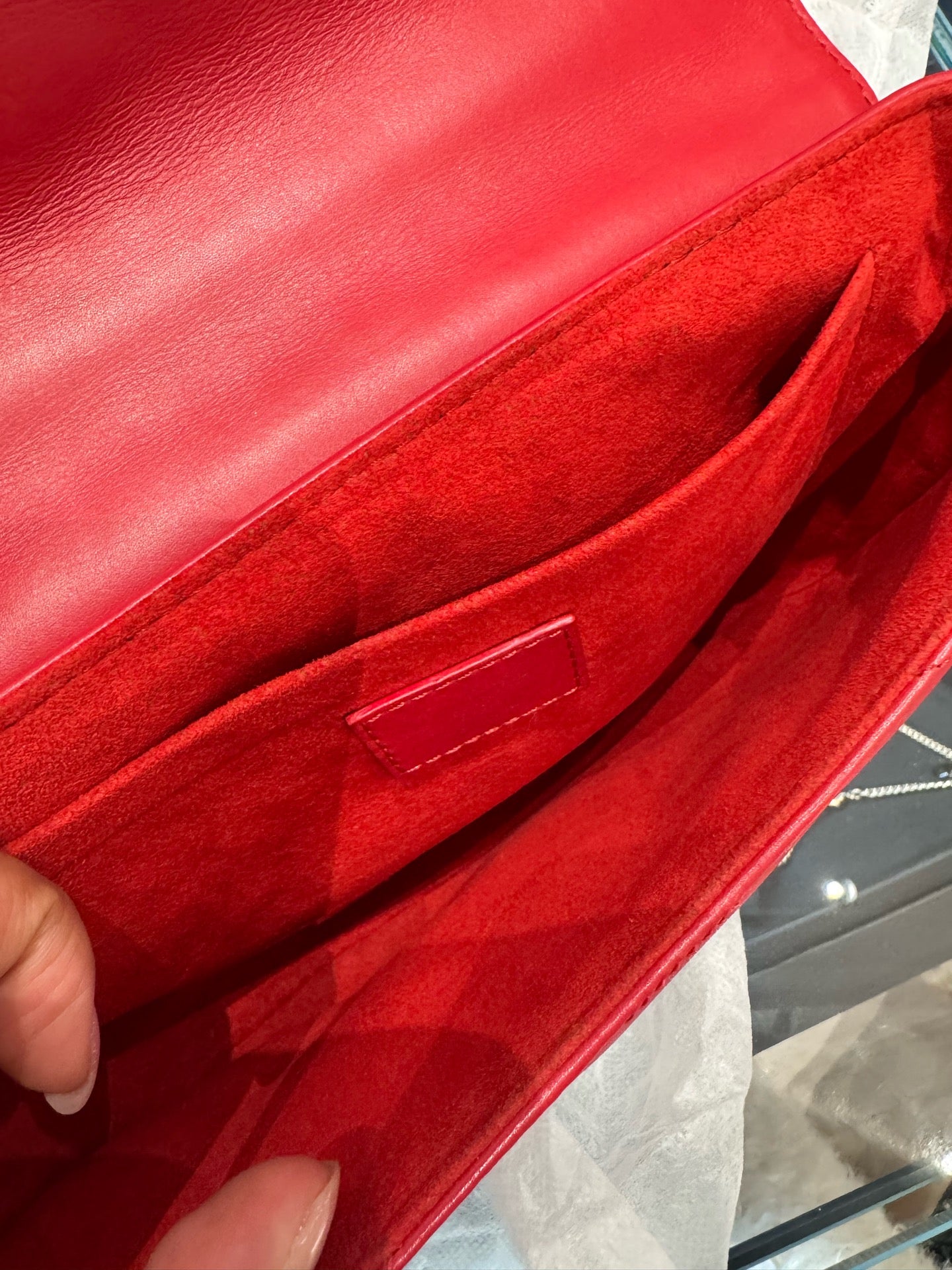 Louis Vuitton - New Wave Chain Bag - Leather - Red - (small)