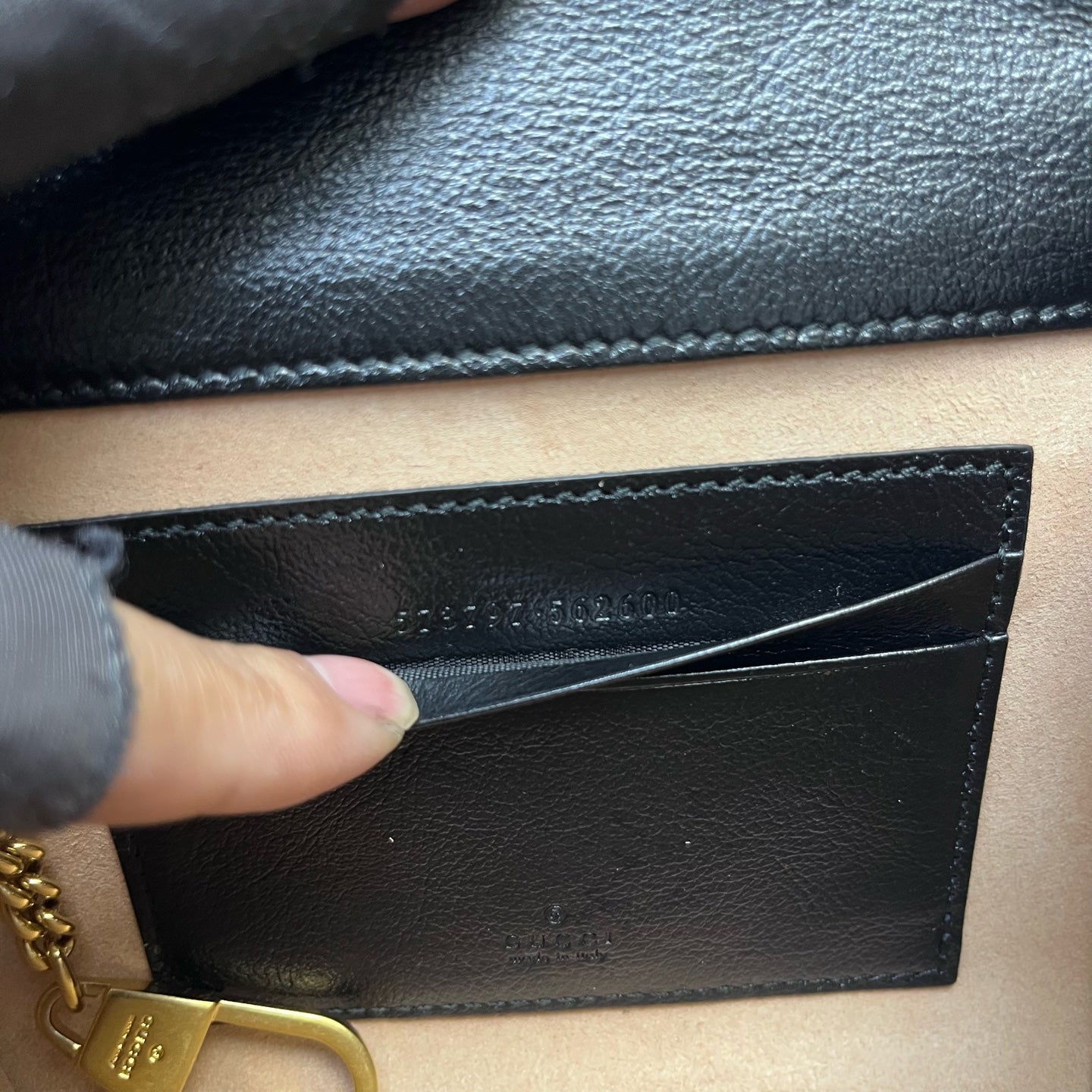 Gucci - Rajah Chain Bag - Leather - Black - (Mini)