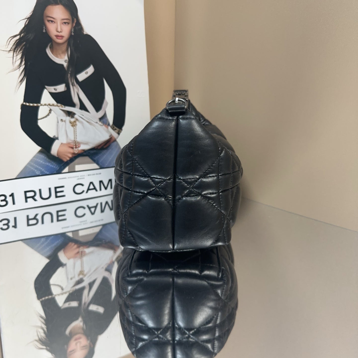 Dior - Lunchbox Bag - Calf leather - Black - (Small)