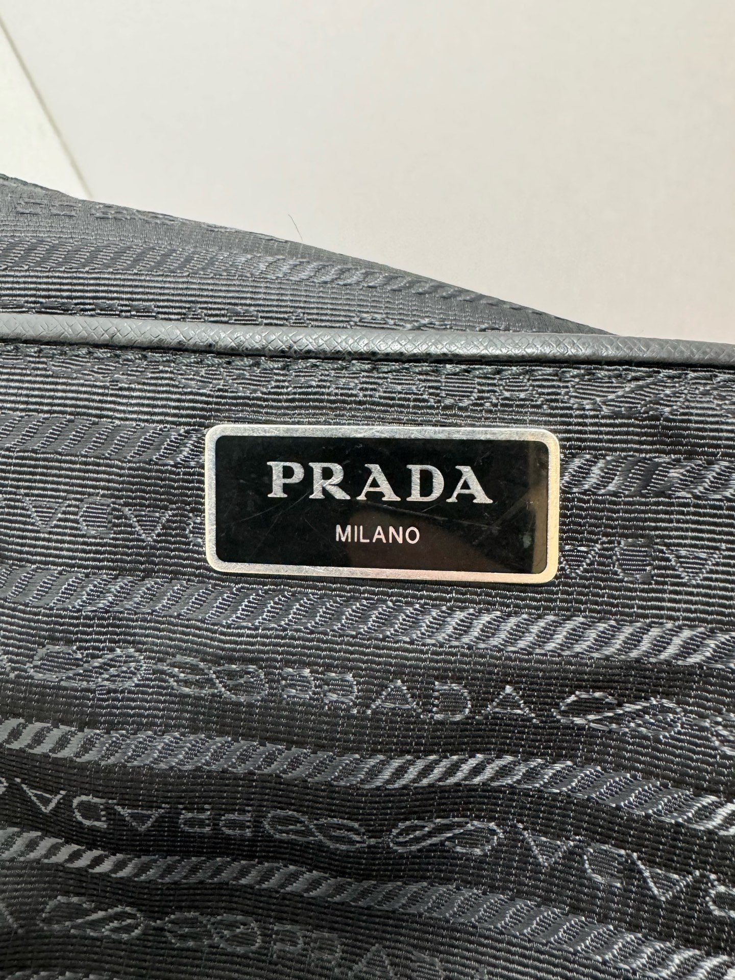 Prada - Nylon Crossbody Shoulder Bag - Polyamide - Black - (medium)