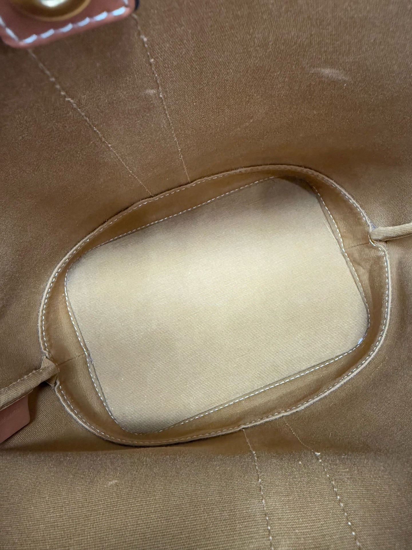 Celine - Small Triomphe Canvas Bucket Bag - Coated canvas and leather - Brown - (Small)