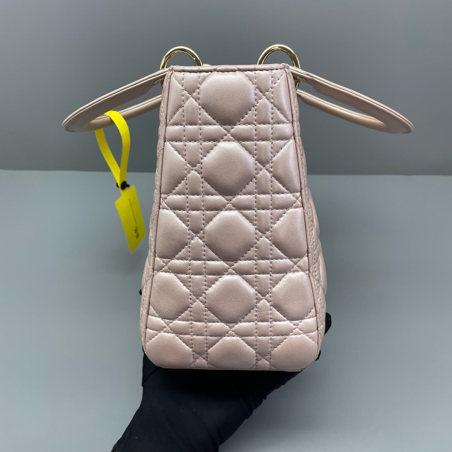 Dior - Lady Dior - Pearlescent lambskin leather - Pink - (medium)