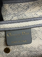 Dior - Saddle Bag - Embroidered Canvas - Grey - (Medium)