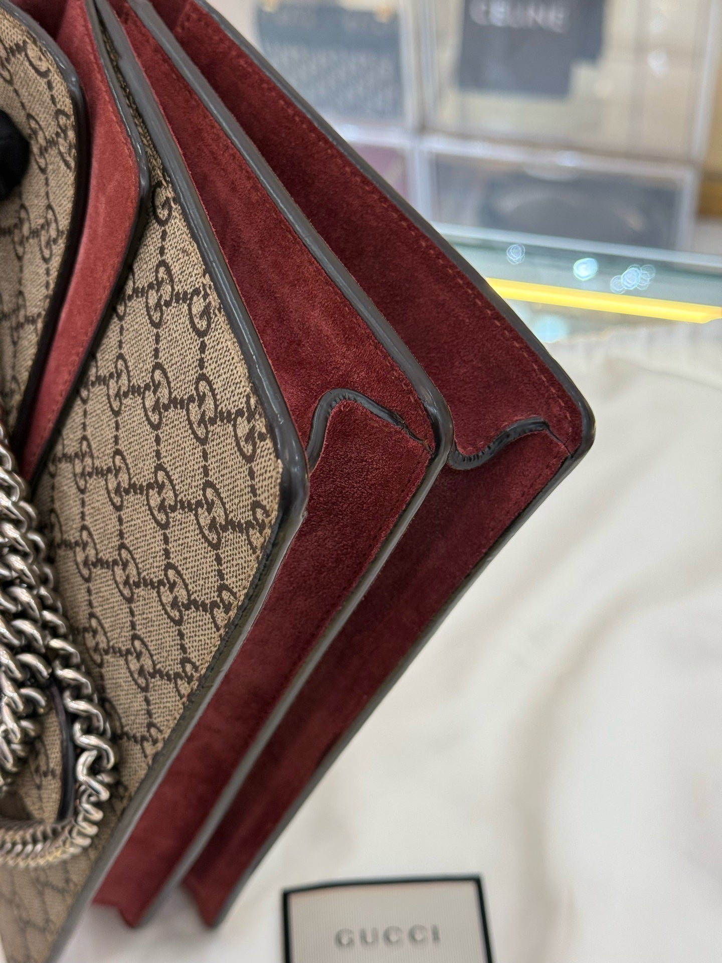 Gucci - Dionysus Bag Geranium Print - GG Supreme canvas, suede, and leather trim - Multicolour - (Medium)