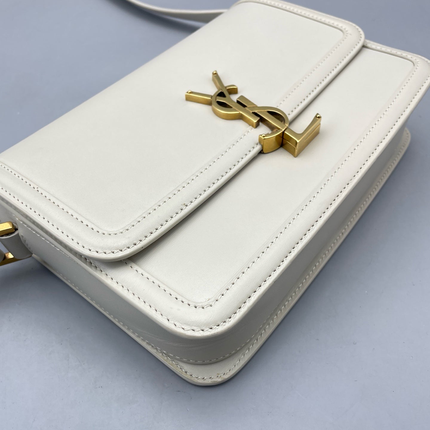 Saint Laurent - Solferino - Leather - White - (small)
