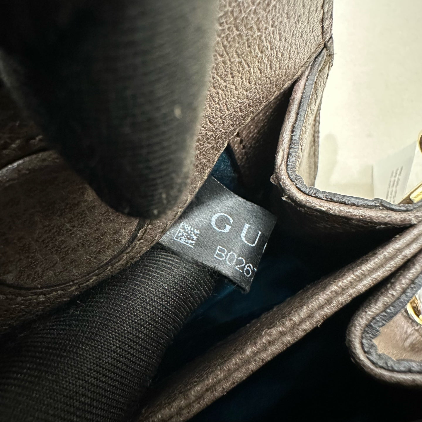 Gucci - Ophidia GG Supreme Pouch with Chain - GG Supreme canvas with leather trim - Beige/Ebony with Brown Leather and Gold-Tone Hardware - (small)