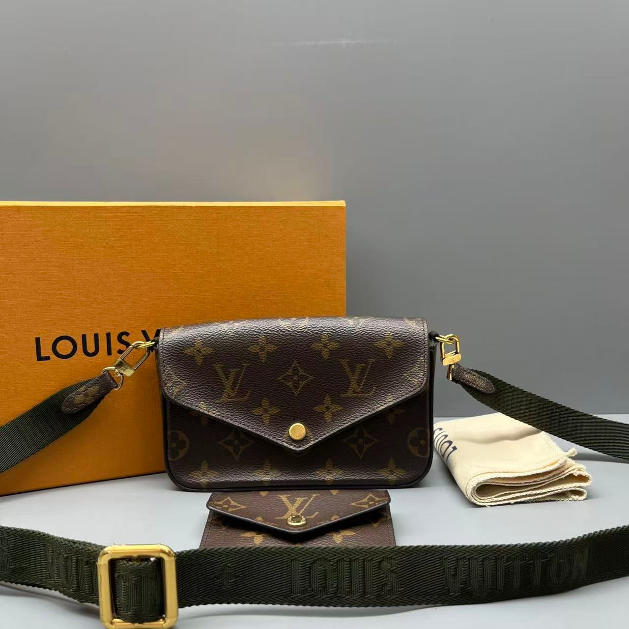 Louis Vuitton - Multi Pochette Accessoires (3-in-1) - Monogram coated canvas and textile - Multicolour - (mini)