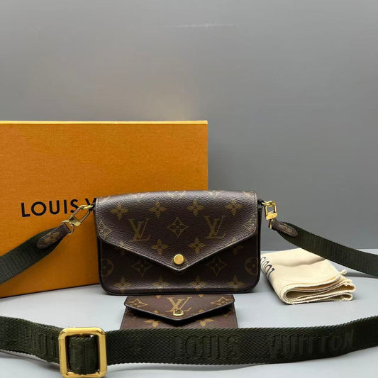 Louis Vuitton - Multi Pochette Accessoires (3-in-1) - Monogram coated canvas and textile - Multicolour - (mini)
