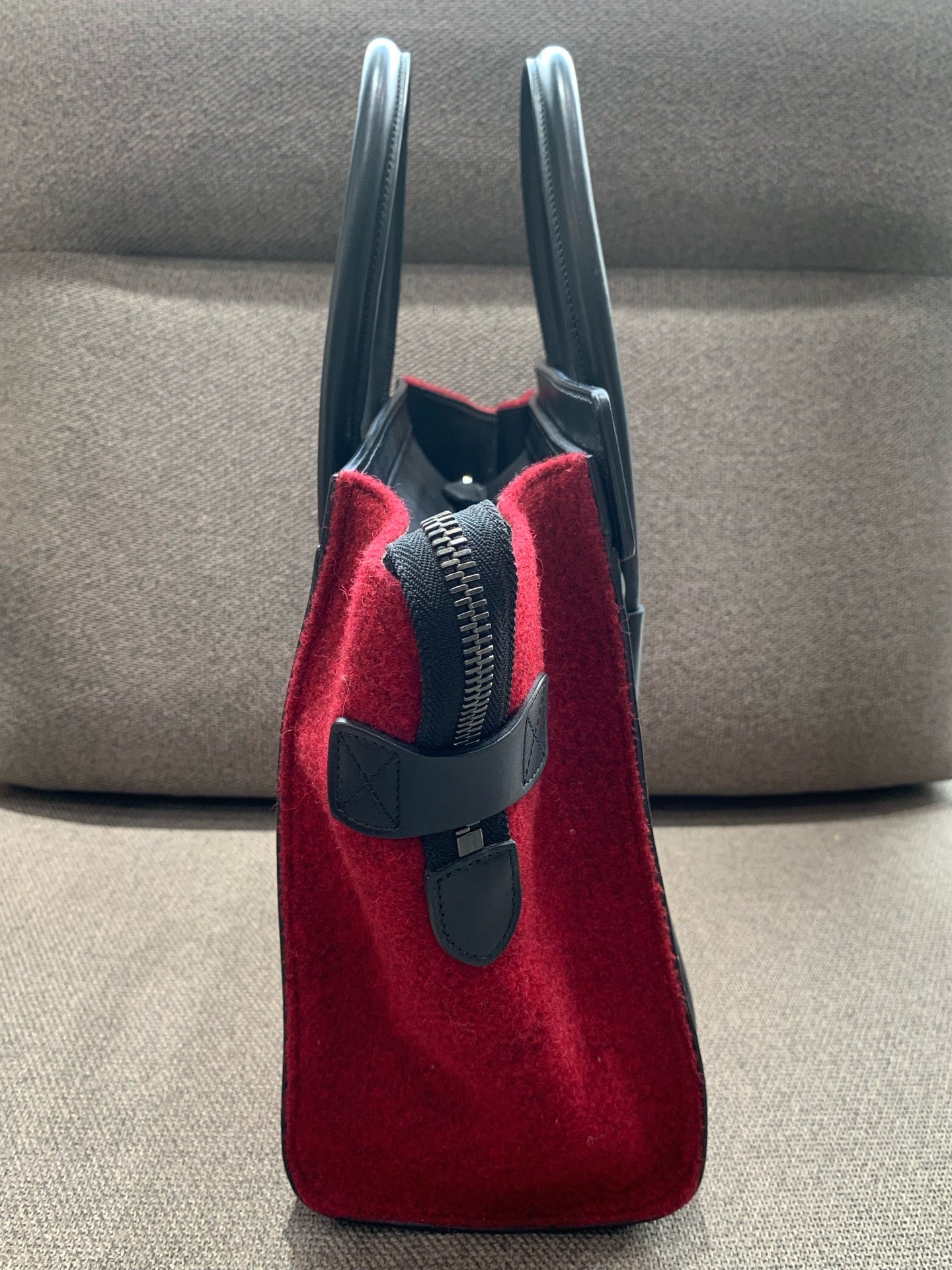 Celine - Luggage Bag - Leather, Wool - Multicolour - (medium)