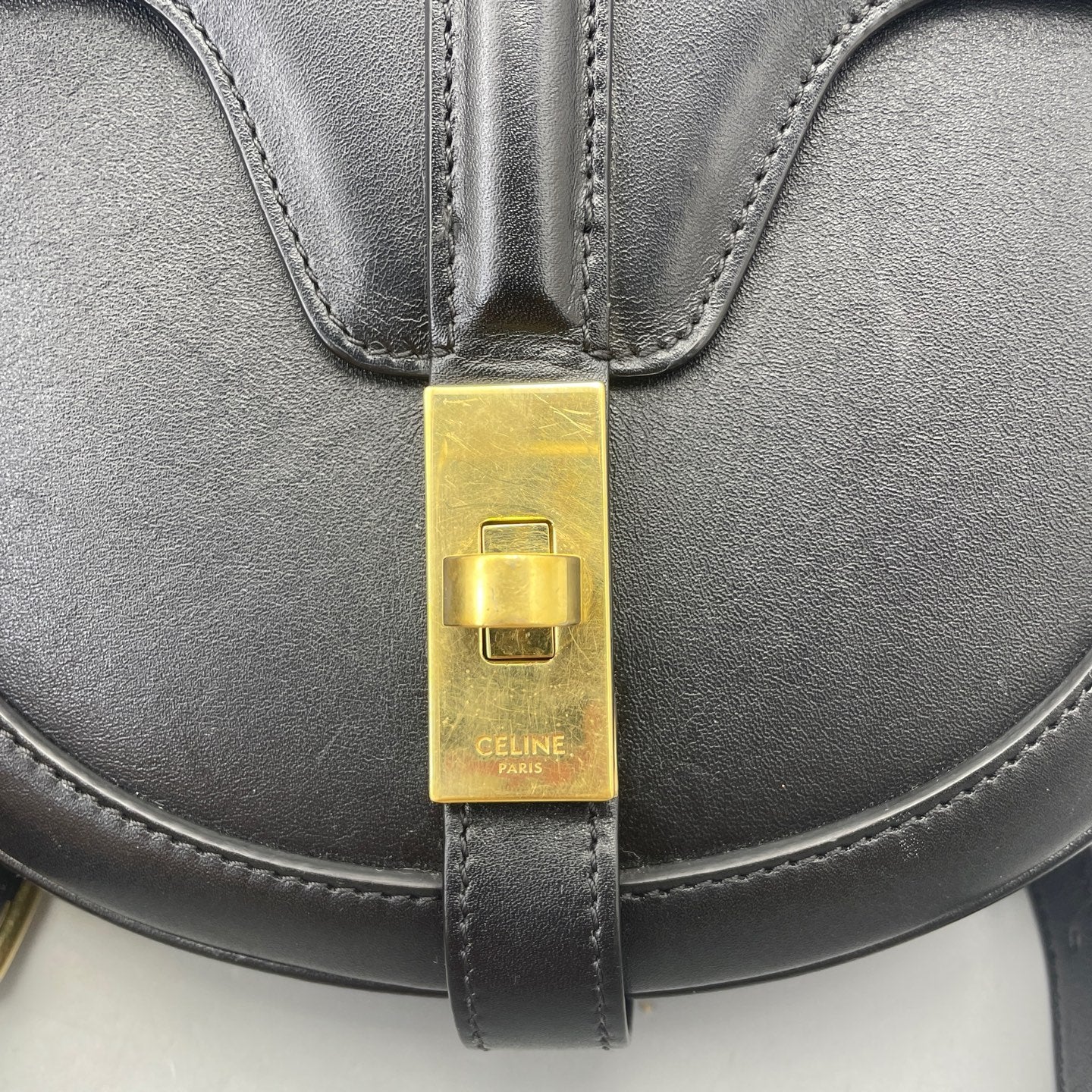 Celine - Besace 16 - Leather - Black - (mini)
