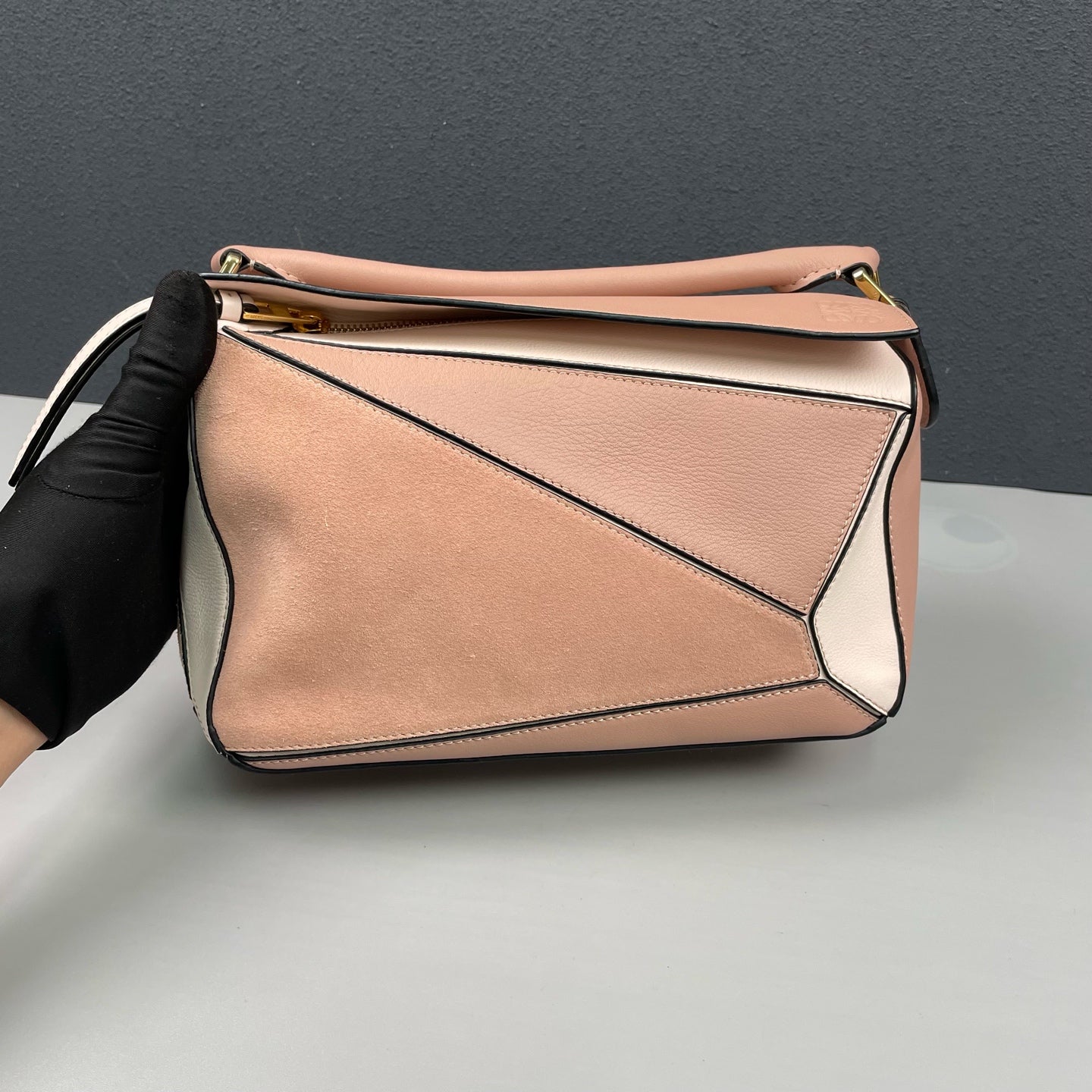Loewe - Puzzle Bag - Leather and Suede - Pink - (small)