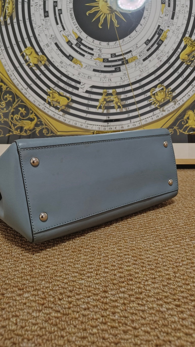Fendi - Dotcom - Leather - Blue - (Medium)