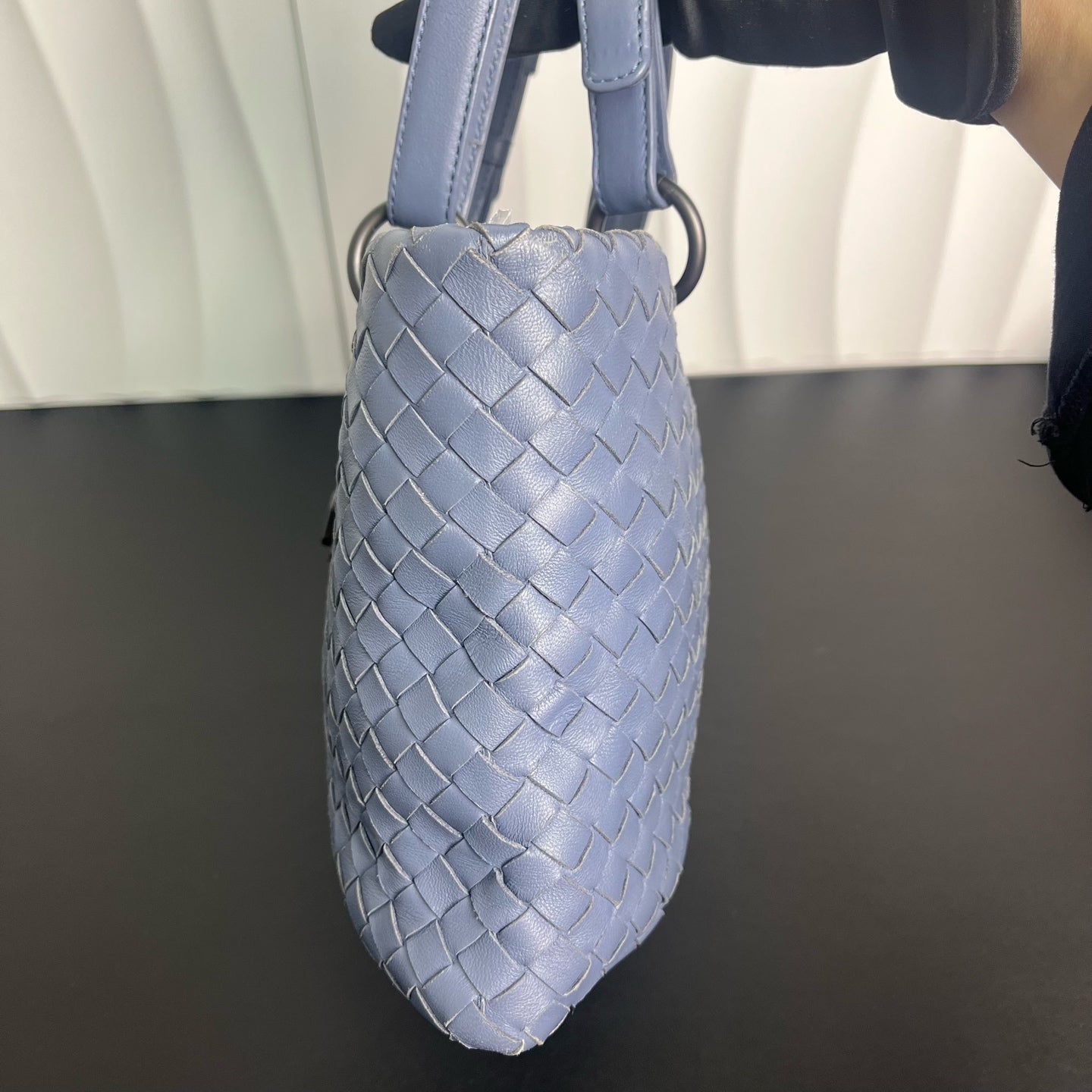 Bottega Veneta - Roma Tote - Lambskin leather - Blue - (medium)