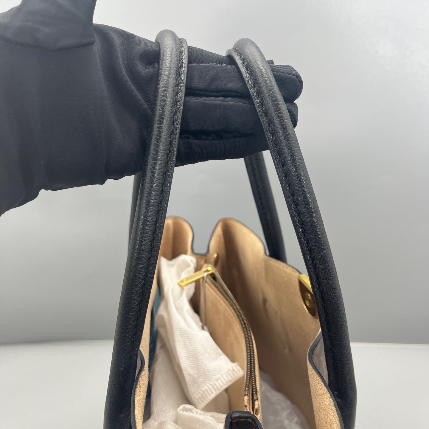 Louis Vuitton - Flandrin Tote - Monogram coated canvas with grained leather - Brown and Black - (Medium)