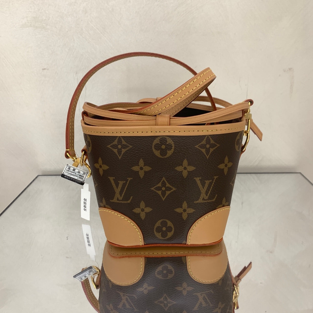 Louis Vuitton - Nano Noé - Monogram coated canvas, Vachetta leather - Brown - (Mini)