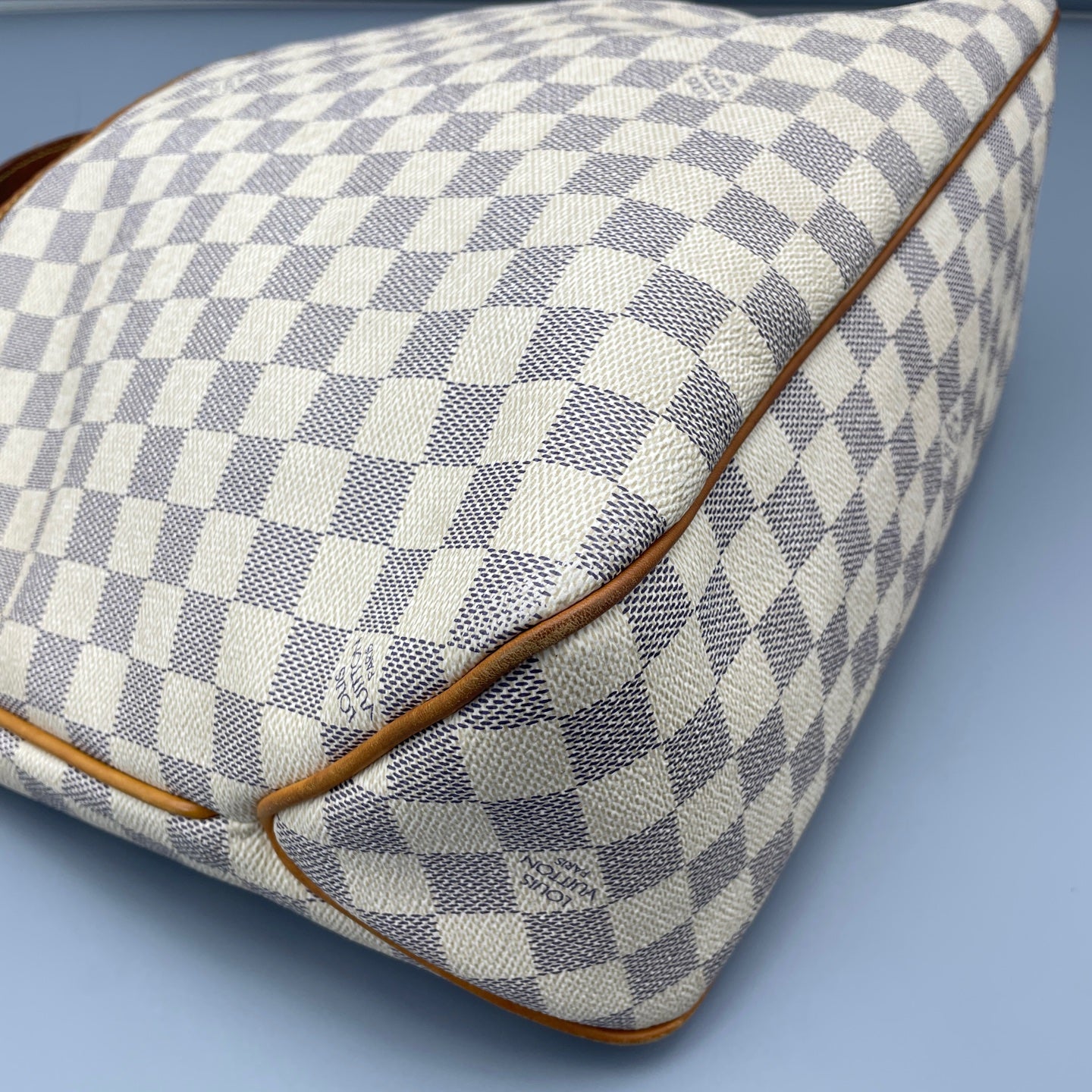 Louis Vuitton - Delightful MM - Damier Azur coated canvas with natural cowhide leather trim - White - (medium)