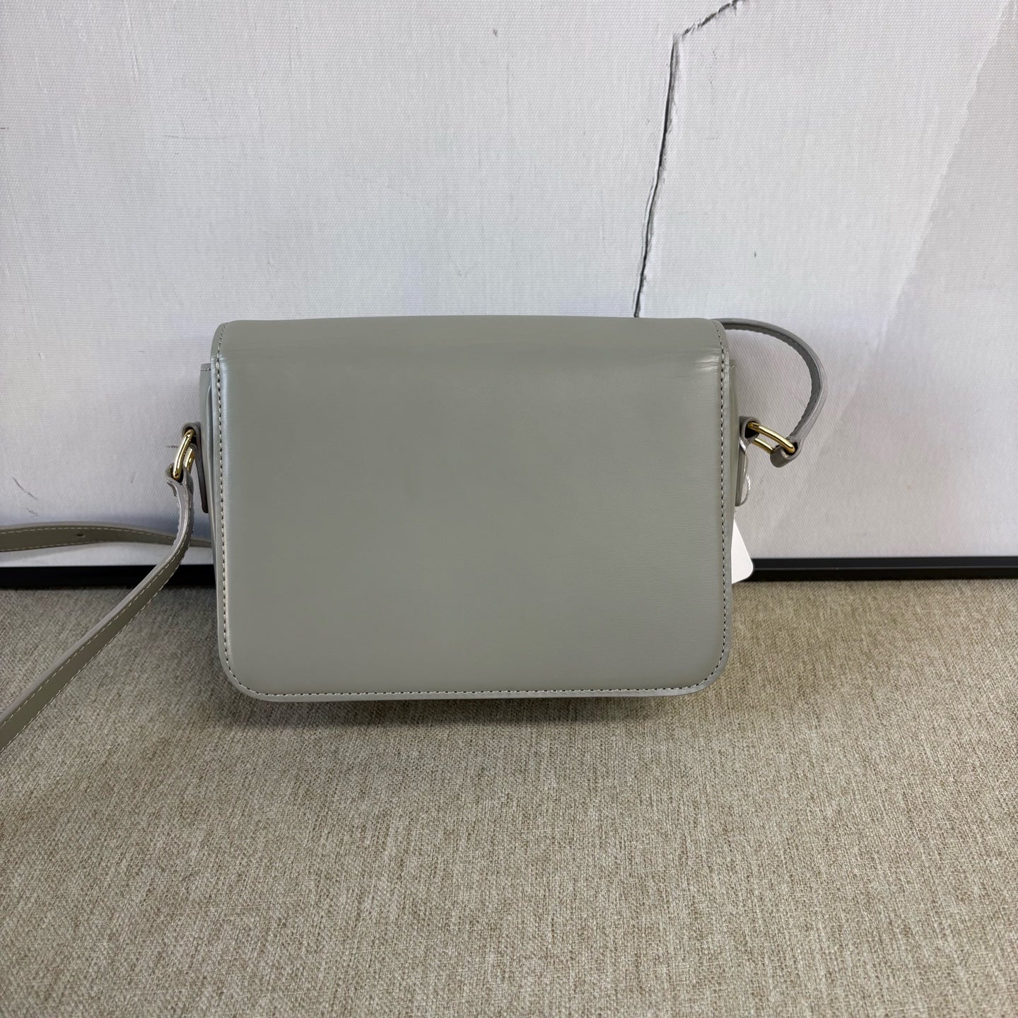 Celine - Teen Triomphe Box Bag - Calfskin leather - Green - (mini)