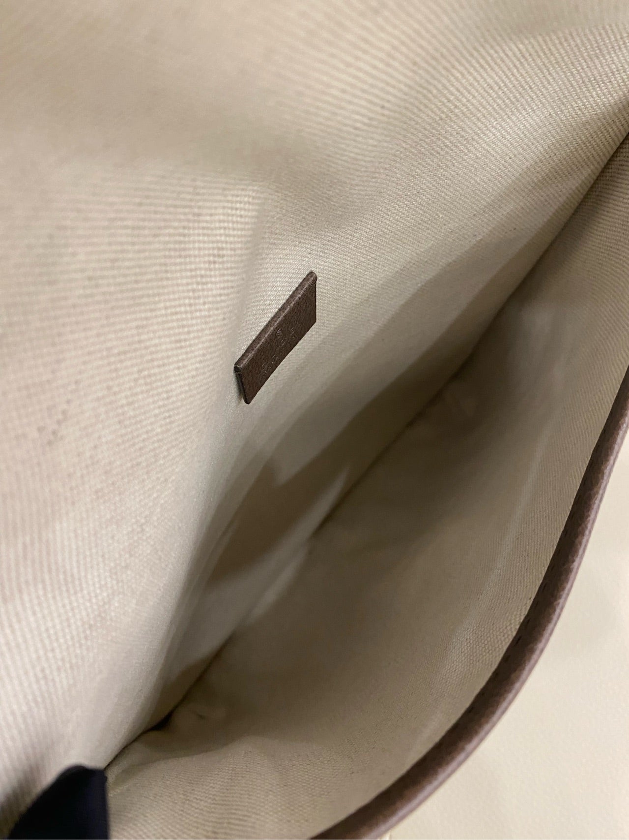 Gucci - Tiger Head Envelope Crossbody Bag - GG Supreme canvas with leather trim - Beige with brown trim and multicolour Web stripe - (Small)