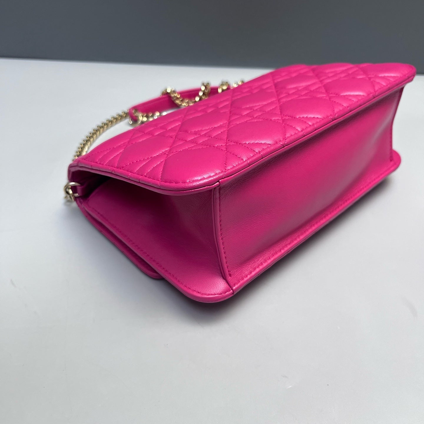 Dior - Diorama Chain Pouch - Lambskin leather - Pink - (mini)