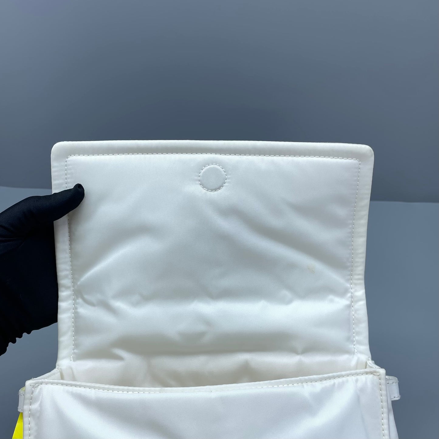Prada - Cini Messenger Bag - Polyamide - White - (small)