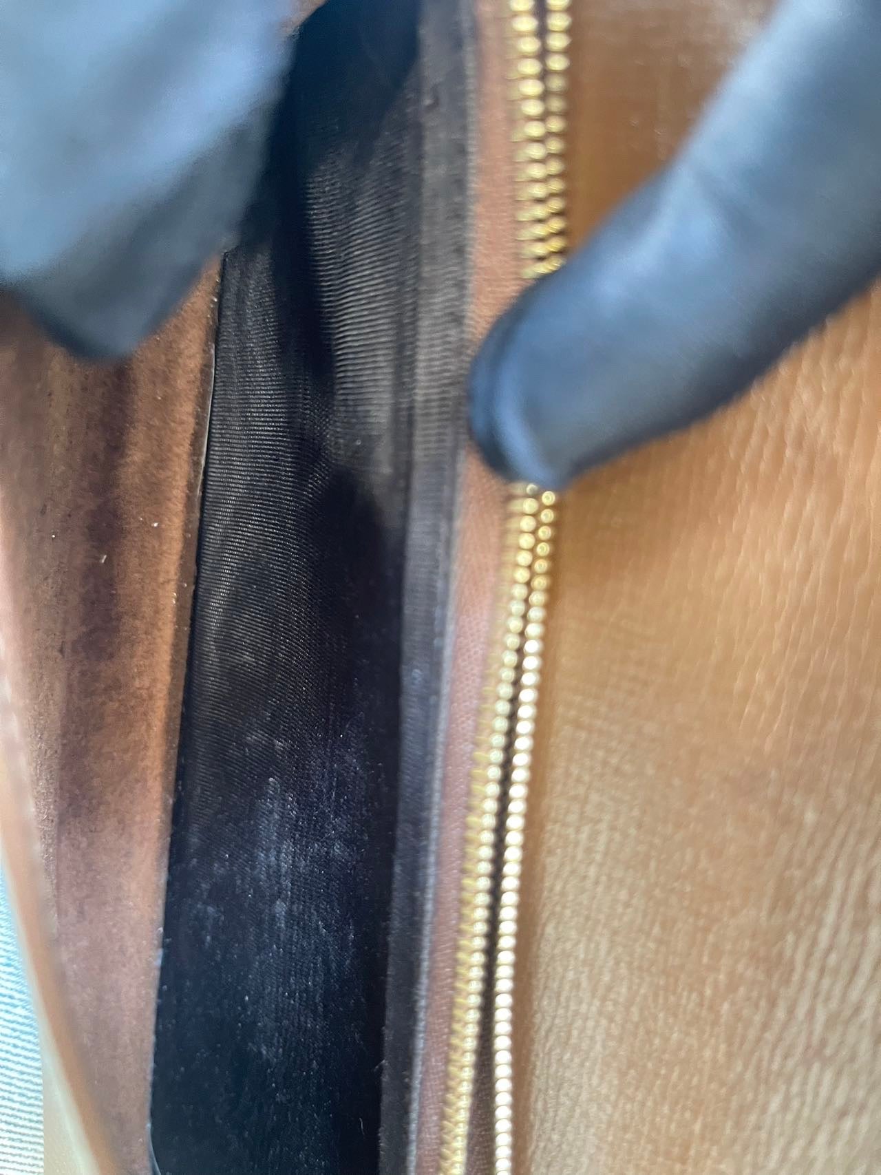 Gucci - 1955 Horsebit Wallet on Chain - GG Supreme canvas and Leather - Beige and Brown with Gold-Tone Hardware - (Small)