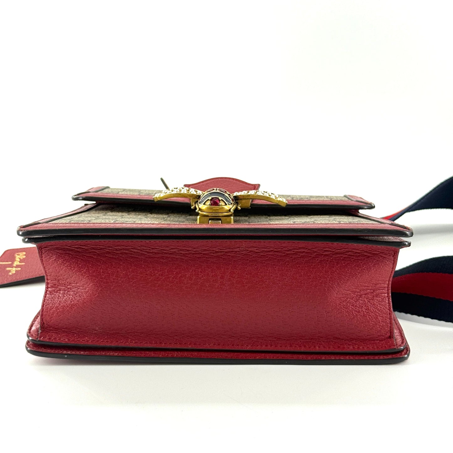 Gucci - Queen Margaret - GG Supreme canvas with leather trim - Red - (small)