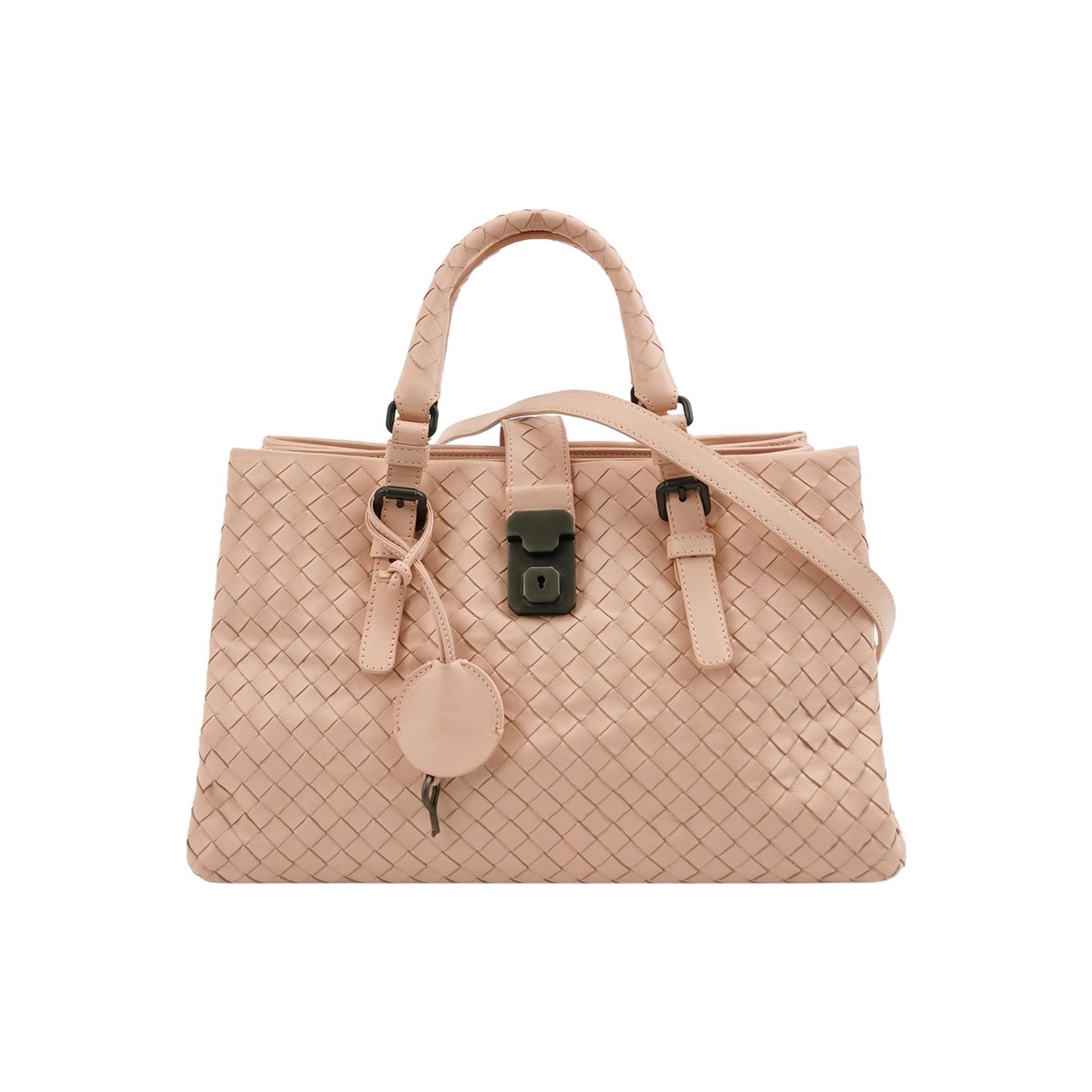 Bottega Veneta - 337303VQ1302905 Top Handle Tote - Lambskin leather - Pink - (medium)