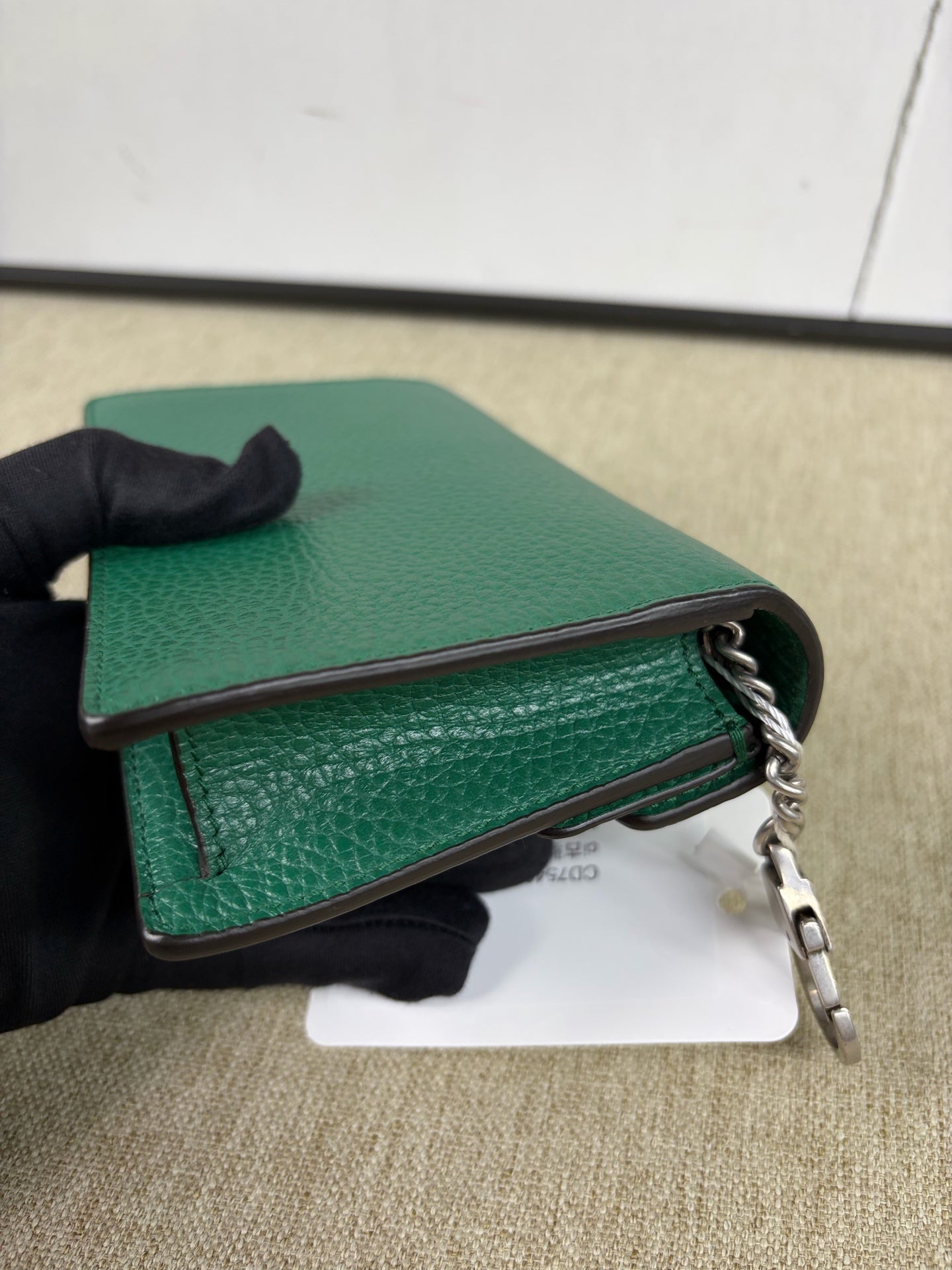 Gucci - Dionysus Mini Chain Bag - Textured leather - Emerald Green with Gold-Tone Hardware - (mini)