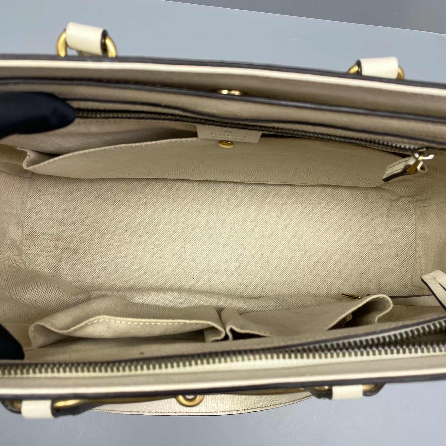 Gucci - 1955 Horsebit Handbag - Leather - White - (Medium)