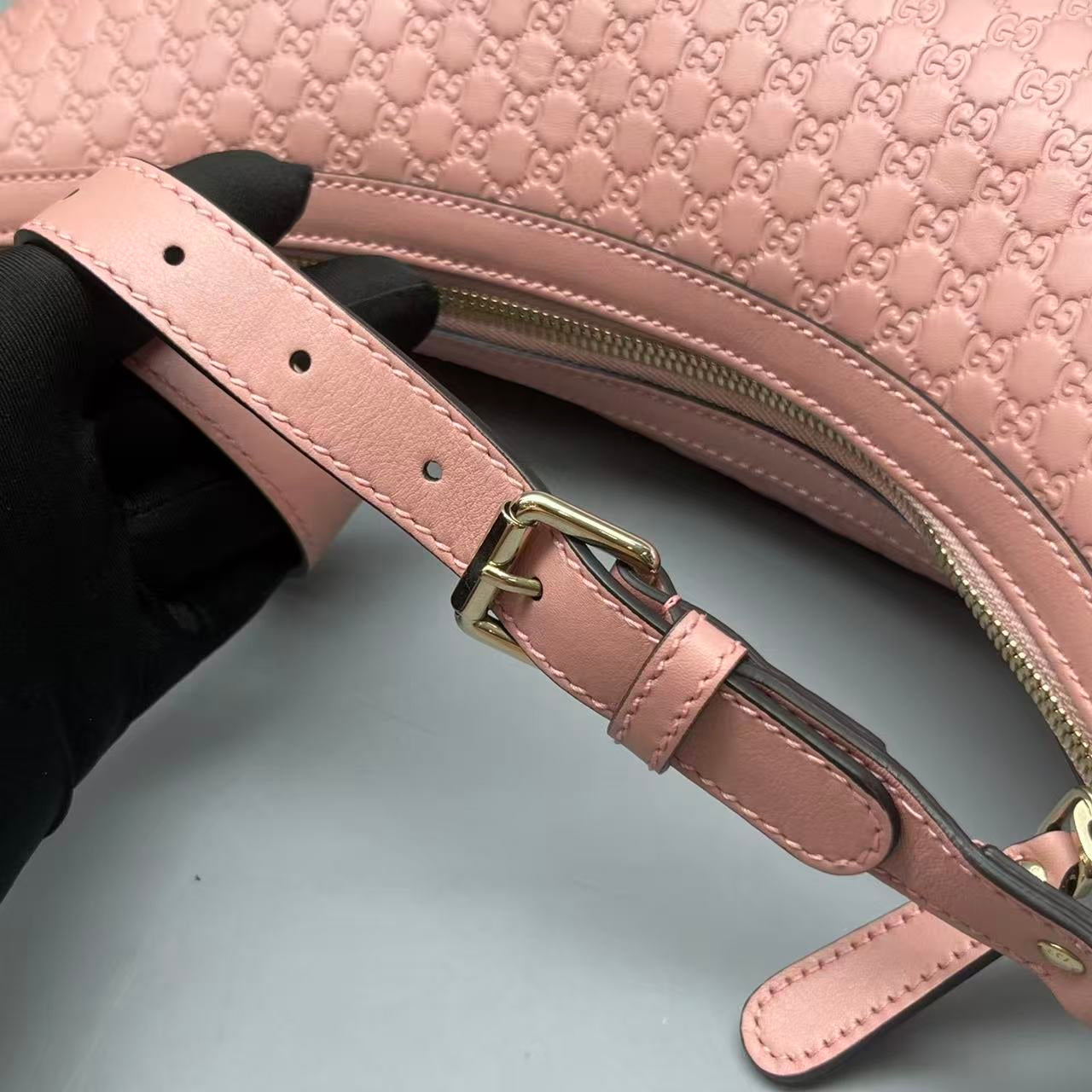 Gucci - Microguccissima Tote Bag - Leather - Pink - (medium)
