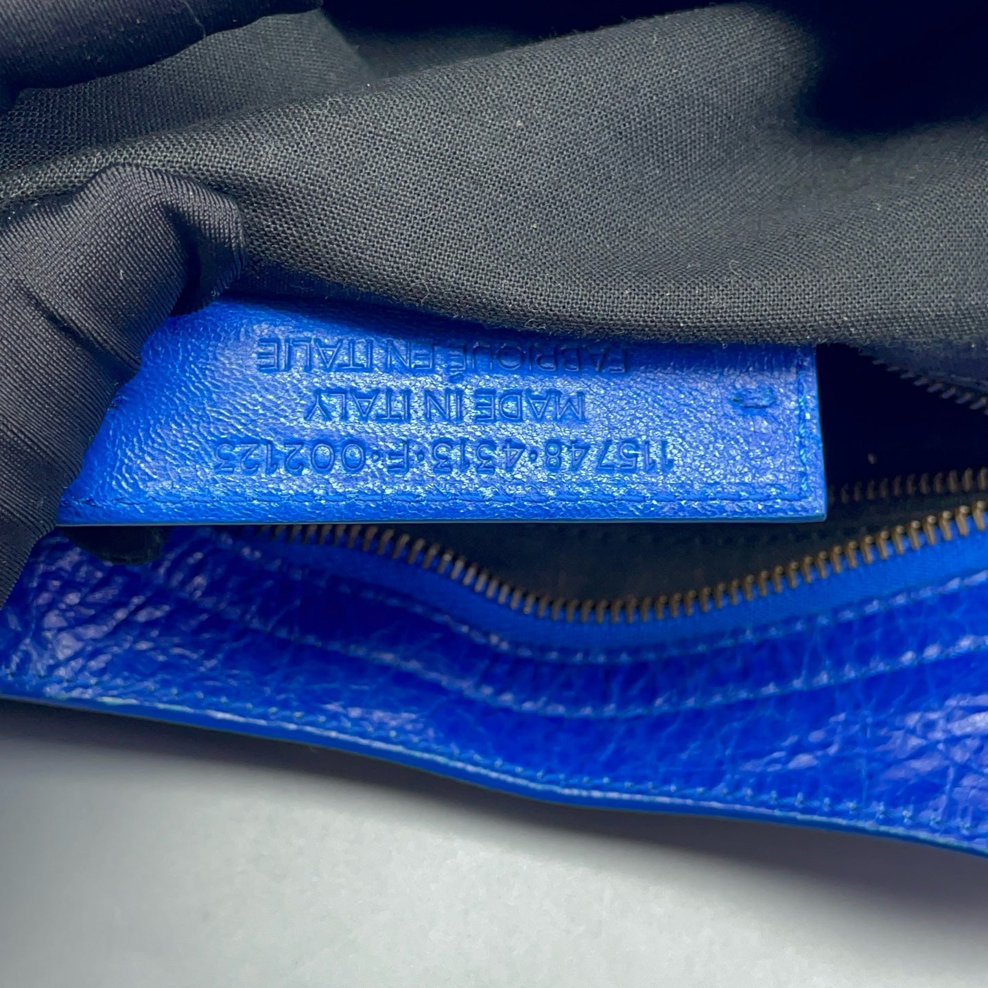 Balenciaga - City Bag - Lambskin leather - Blue - (medium)