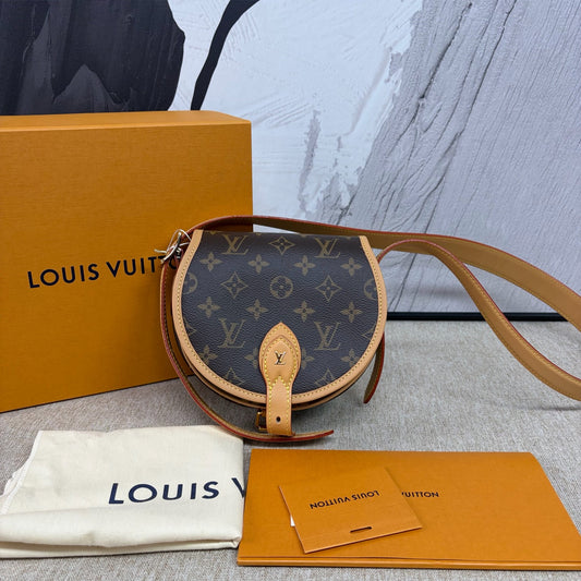 Louis Vuitton - Tambourin - Monogram coated canvas and Vachetta leather - Brown - (mini)