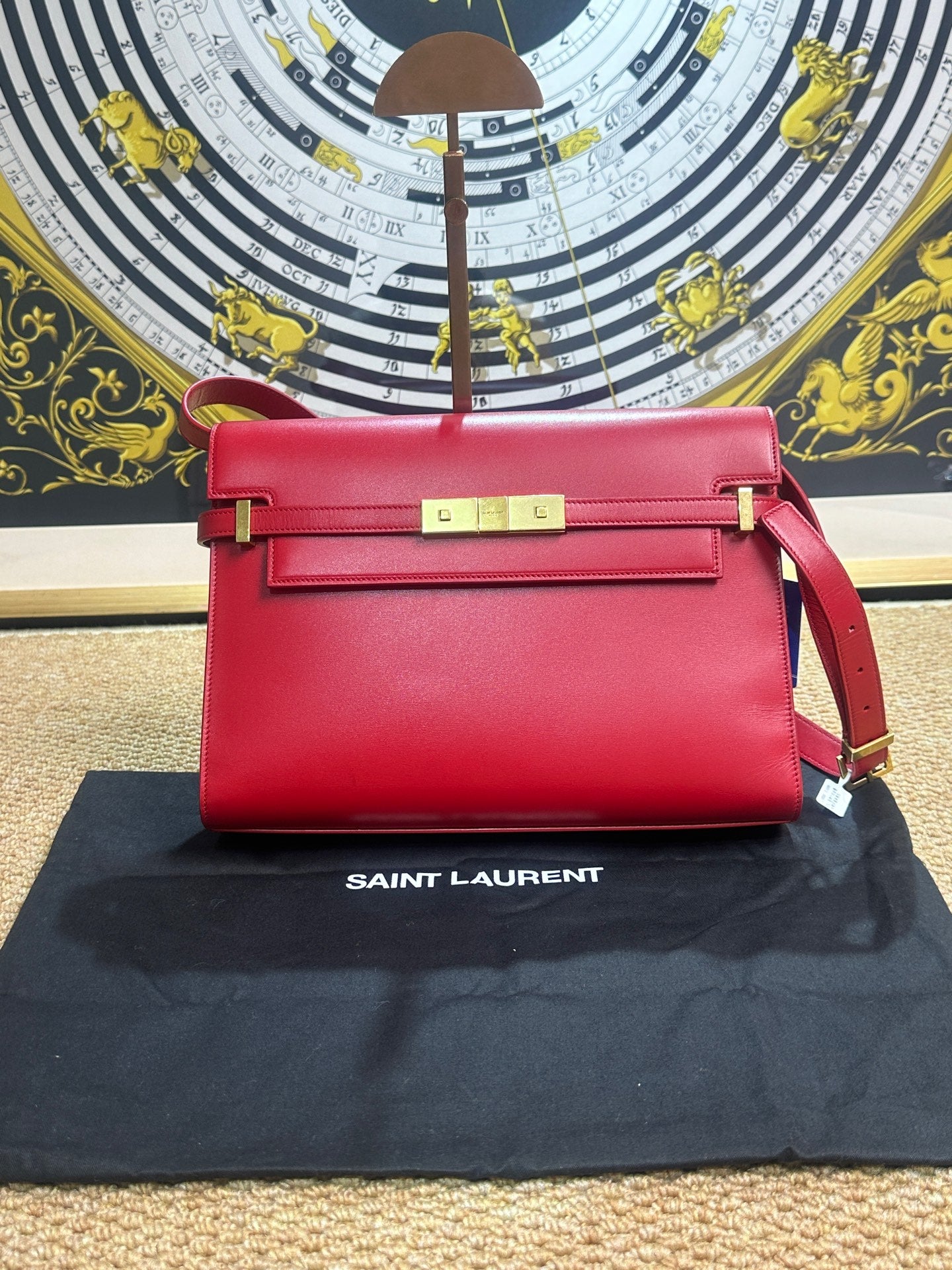 Saint Laurent - Manhattan - Leather - Red - (Medium)