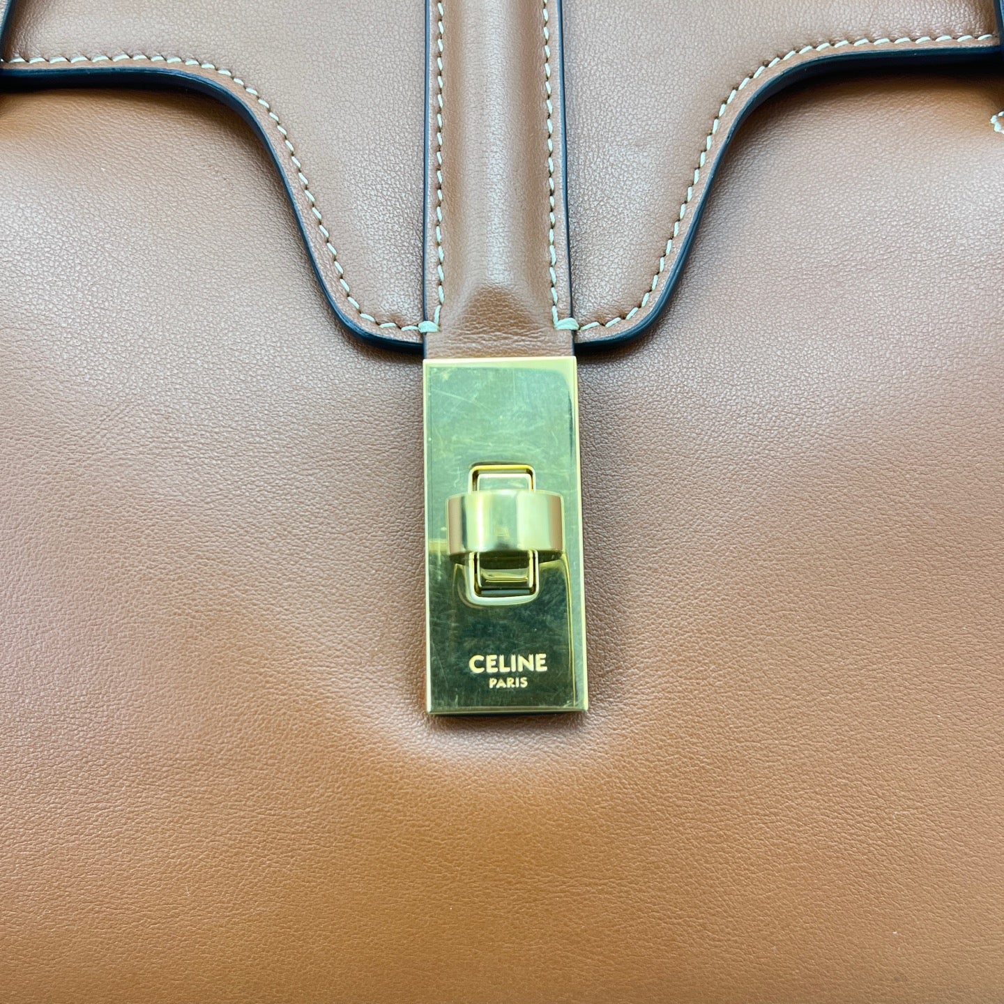 Celine - Soft 16 Medium - Leather - Camel - (Medium)