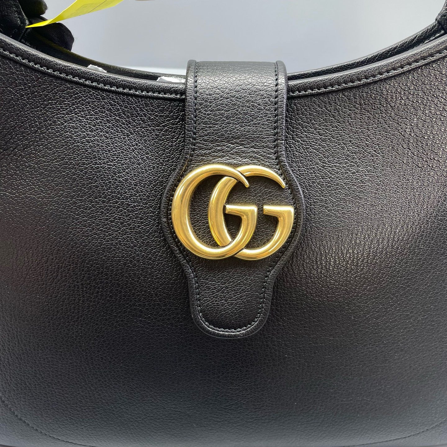 Gucci - Half Moon Shoulder Bag - Leather - Black - (medium)