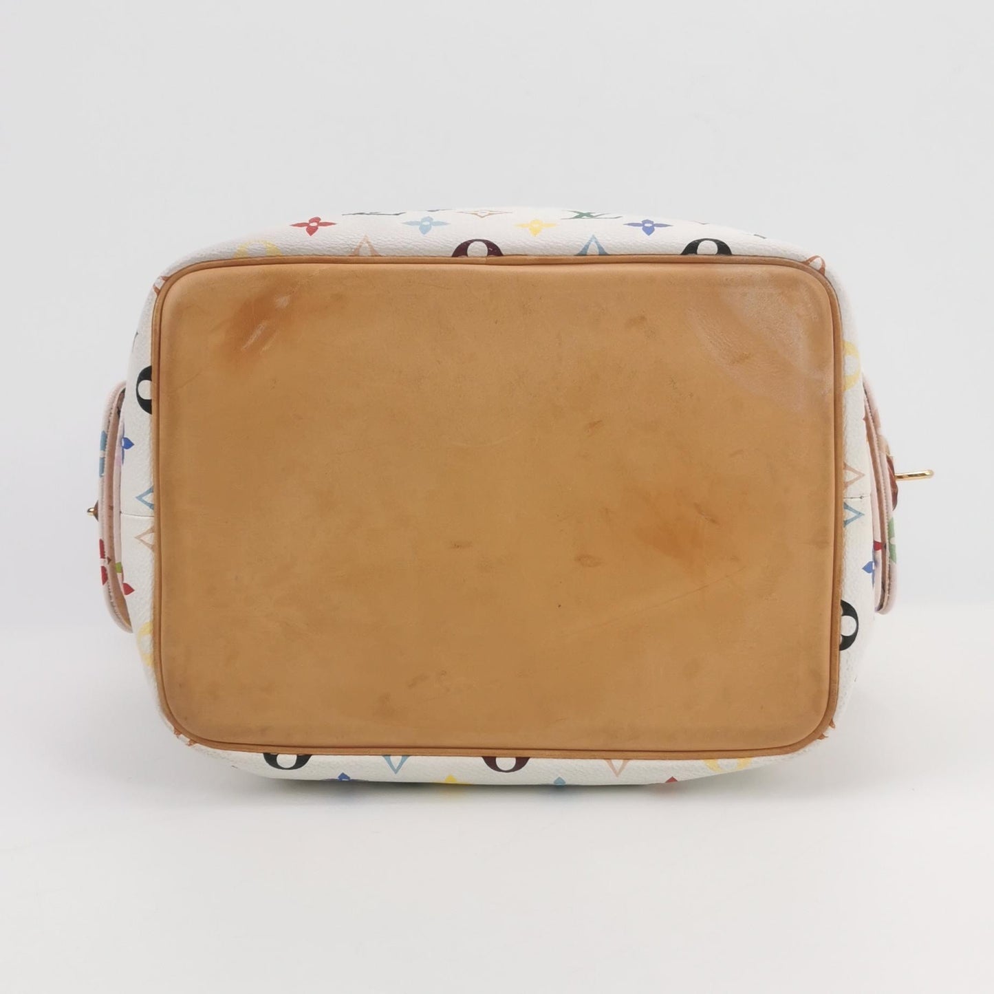 Louis Vuitton - Monogram Multicolore Bucket Bag - Coated canvas with vachetta leather trim - White - (Medium)