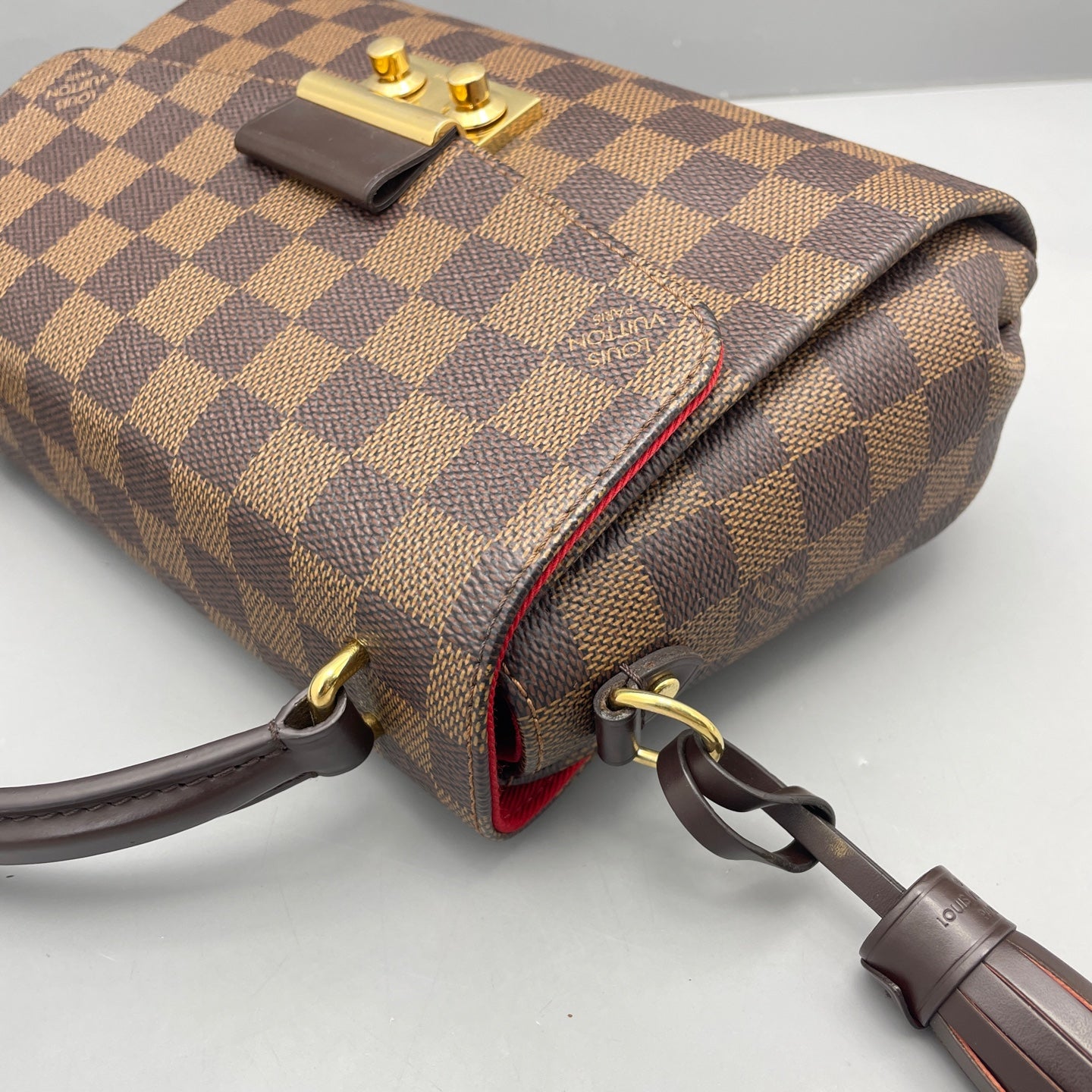 Louis Vuitton - Pochette Metis - Damier Ebene coated canvas with leather trim - Brown - (small)