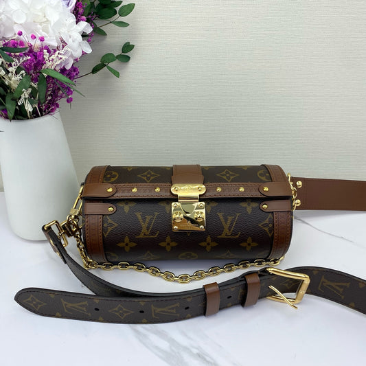 Louis Vuitton - Papillon Trunk - Monogram coated canvas with leather trim - Brown - (mini)