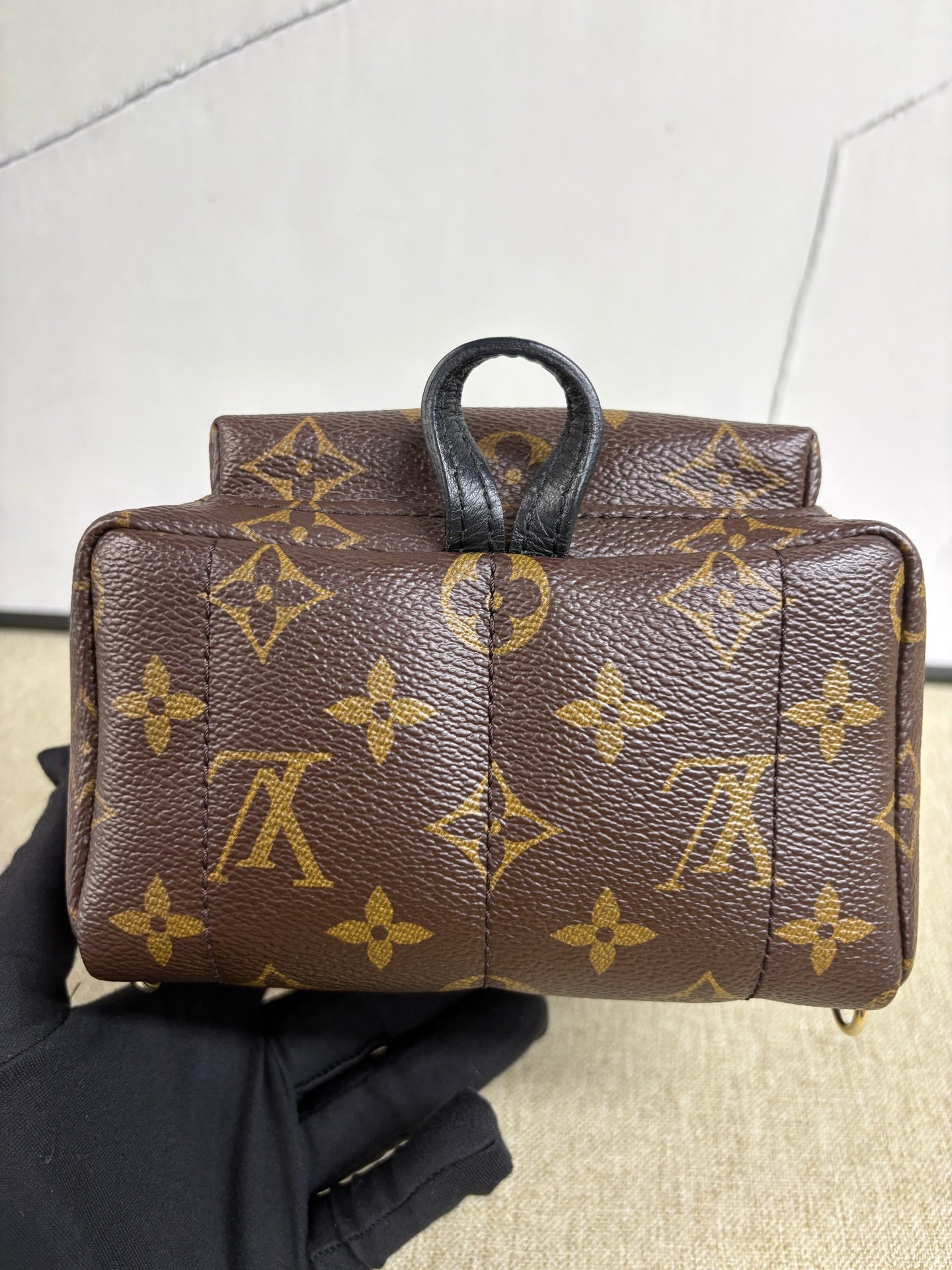 Louis Vuitton - Palm Springs Mini Backpack - Monogram coated canvas with leather trim - Brown - (mini)