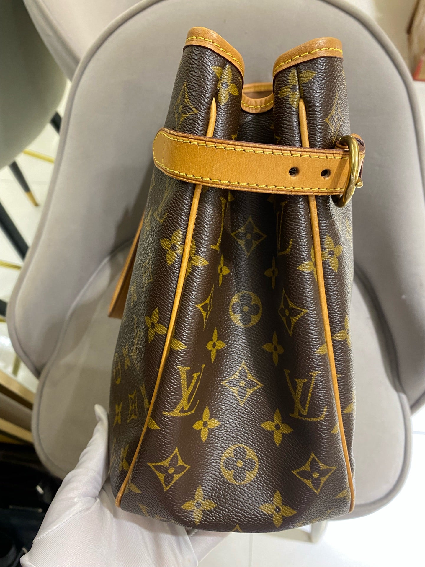 Louis Vuitton - Batignolles Horizontal - Monogram canvas with Vachetta leather trim - Brown - (medium)