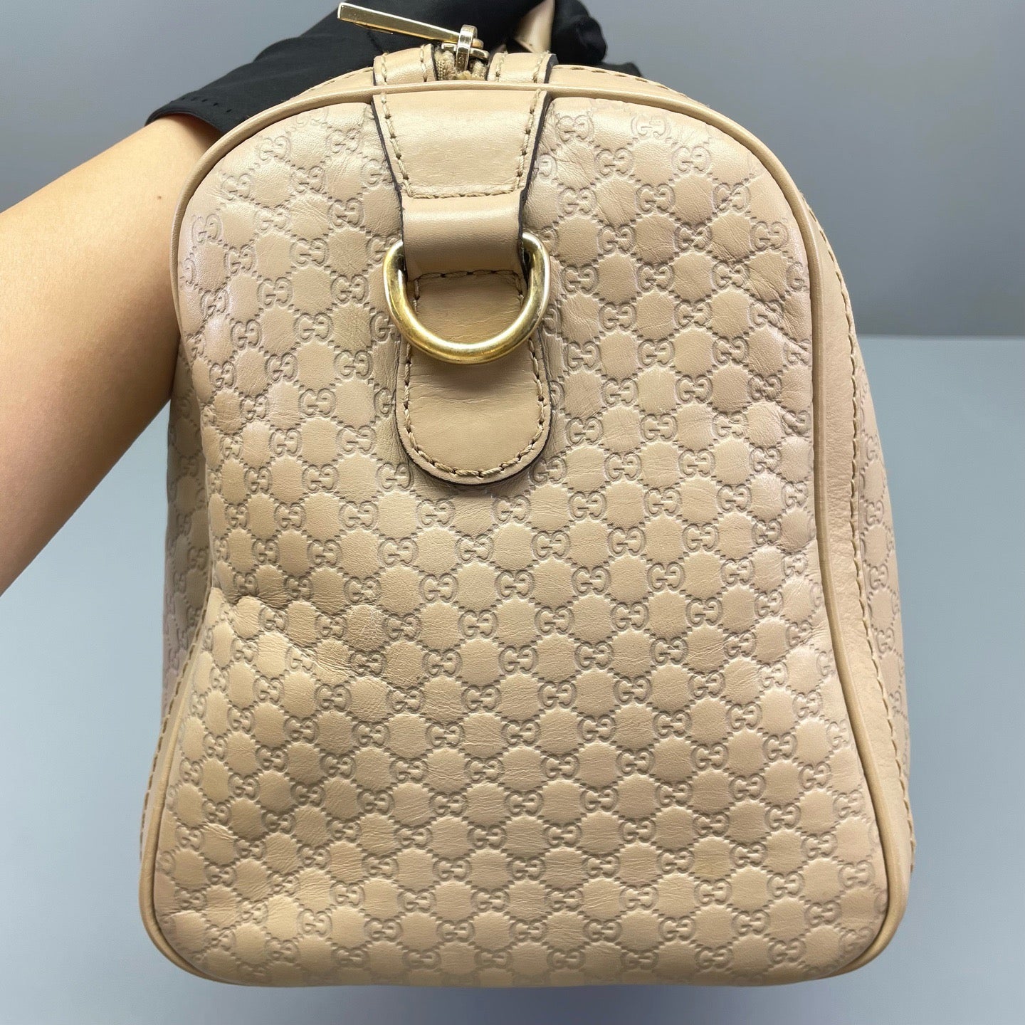 Gucci - Boston Pillow Bag - Leather - Beige - (medium)