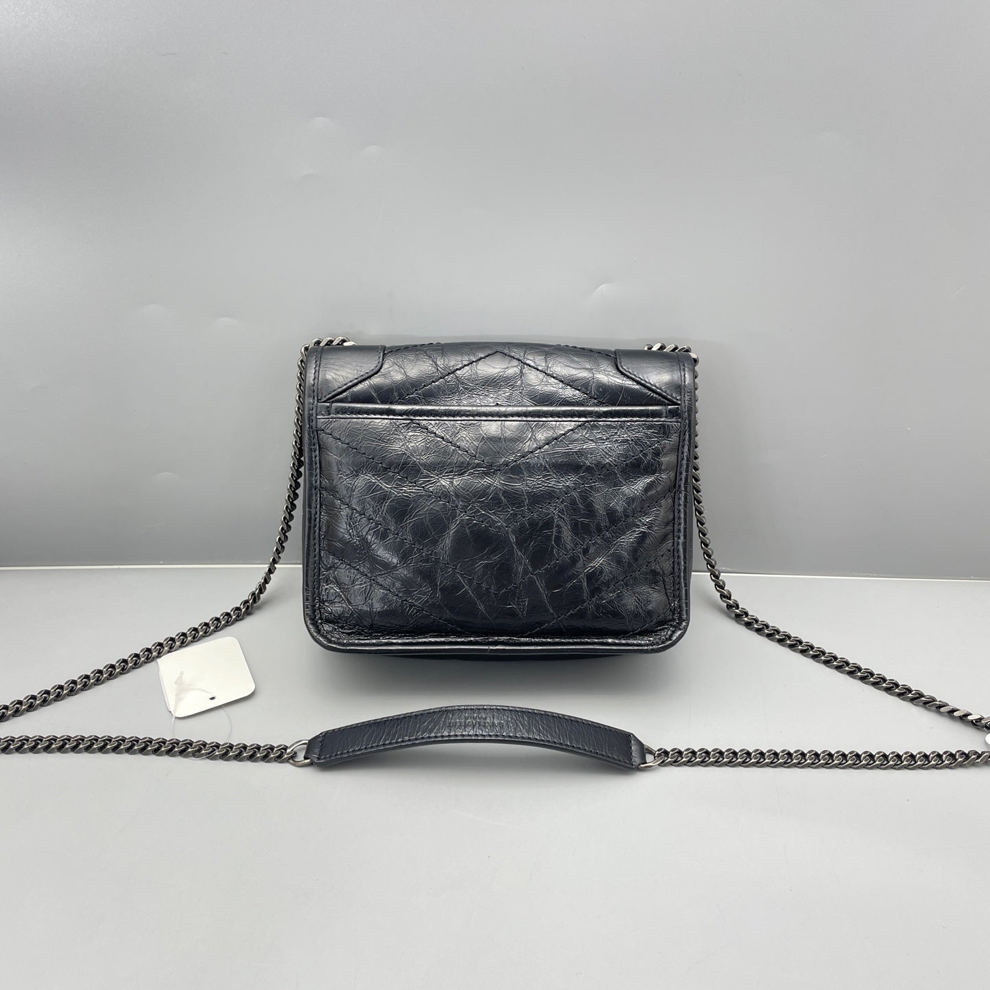Saint Laurent - Niki Chain Wallet - Leather - Black - (mini)