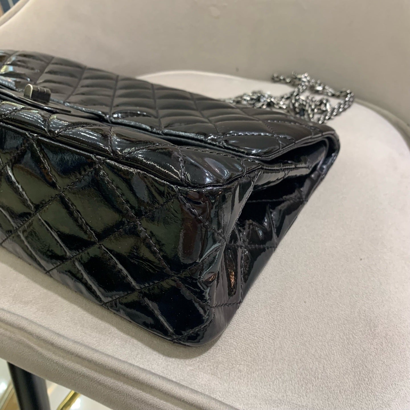 Chanel - 2.55 Reissue - Patent leather - Black - (Large)