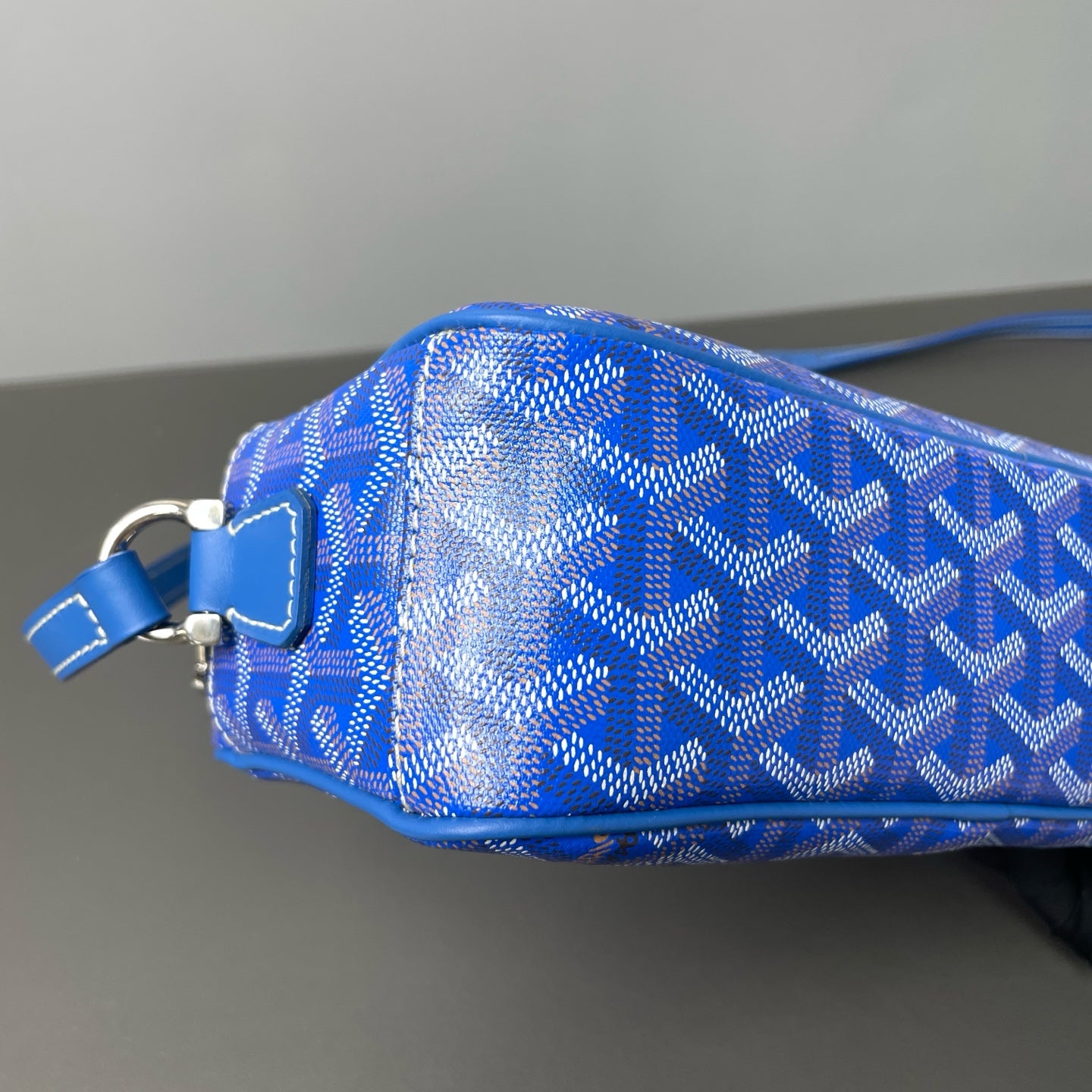 Goyard - Cap-Vert - Goyardine canvas with leather trim - Blue - (small)
