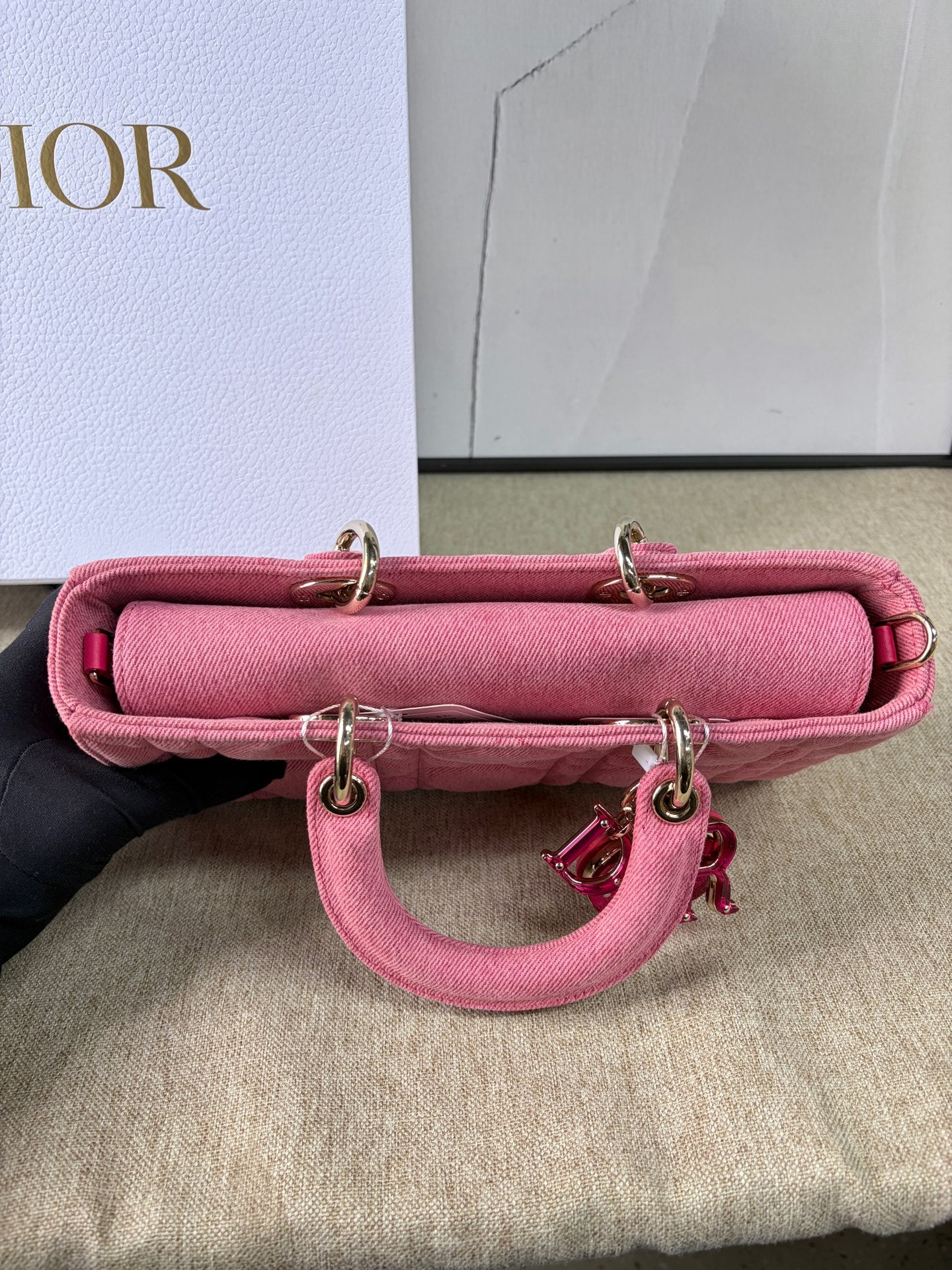 Dior - D-Joy Bag - Denim - Pink - (Medium)