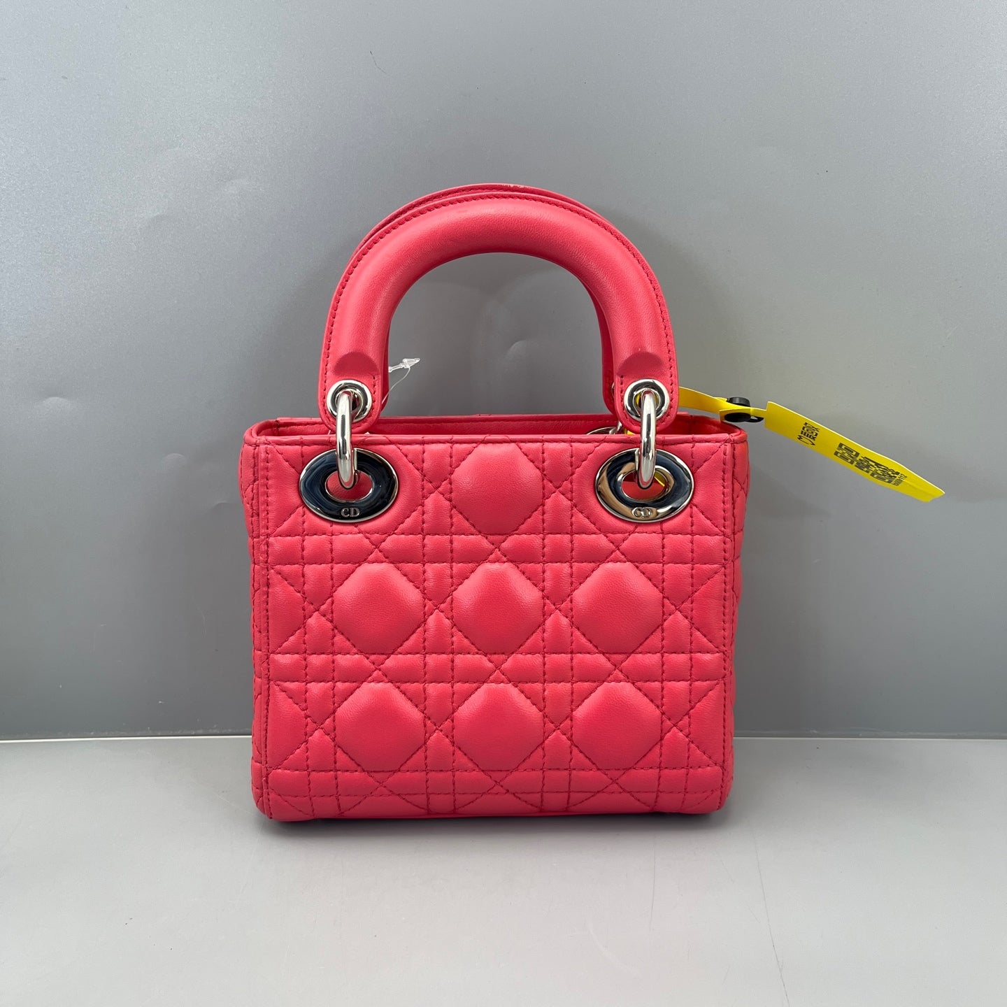 Dior - Lady Dior Mini - Lambskin leather - Pink - (mini)